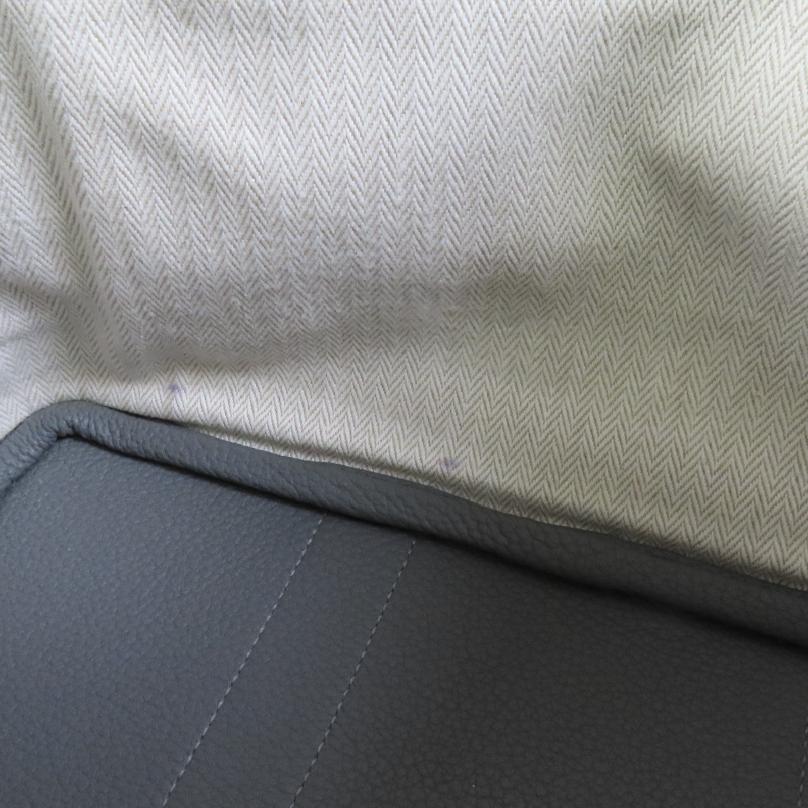 HERMES Negonda皮革Garden Party TPM銀扣手挽袋Gris Meyer