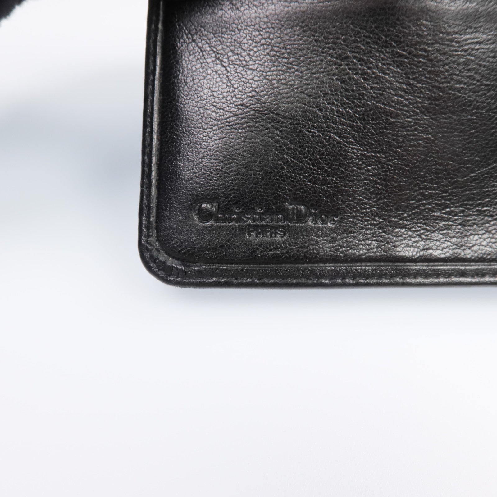 Dior 【激減優惠】羊皮皮革Vintage Wallet金扣錢包