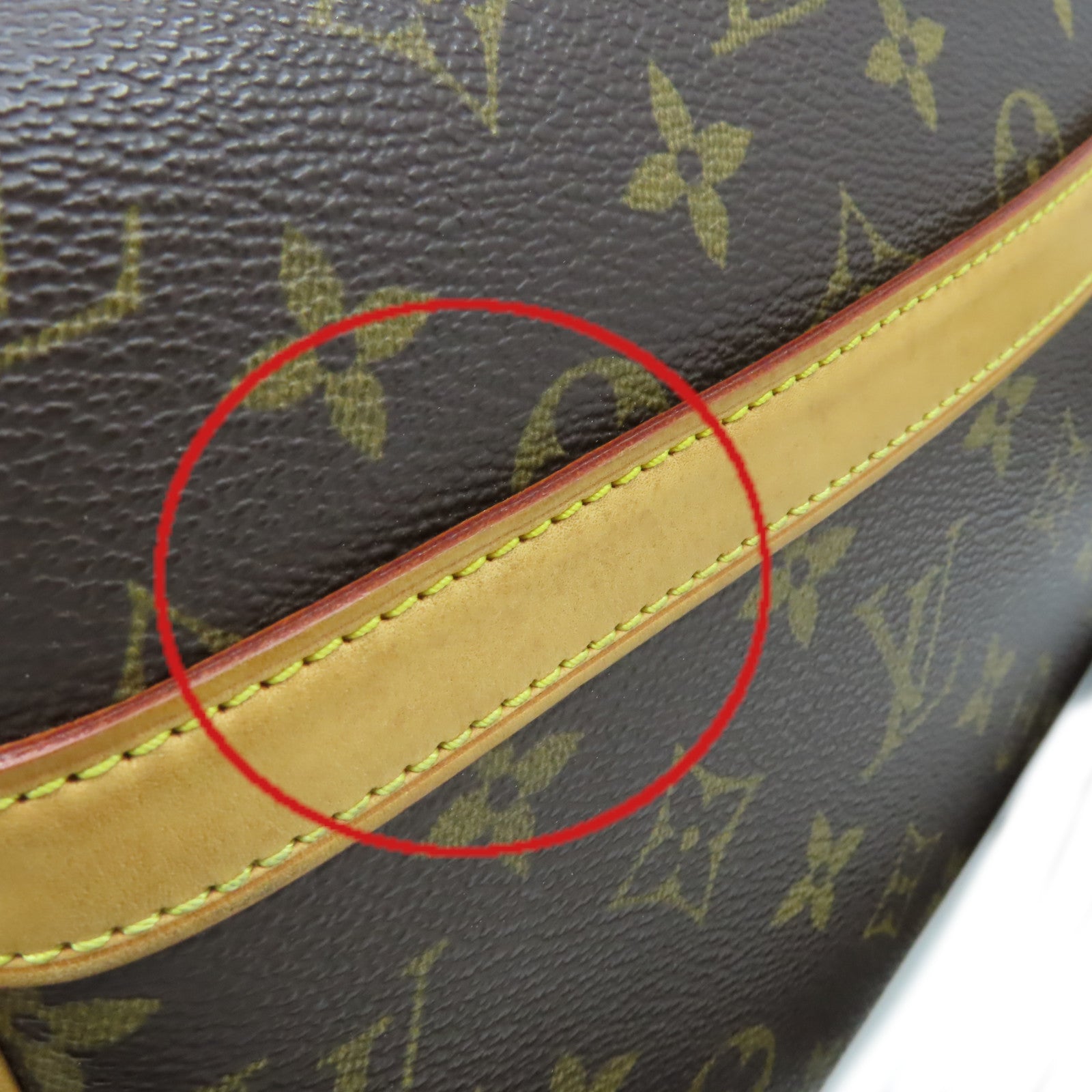 LOUIS VUITTON Monogram Reporter PM Shoulder Bag肩背袋啡色