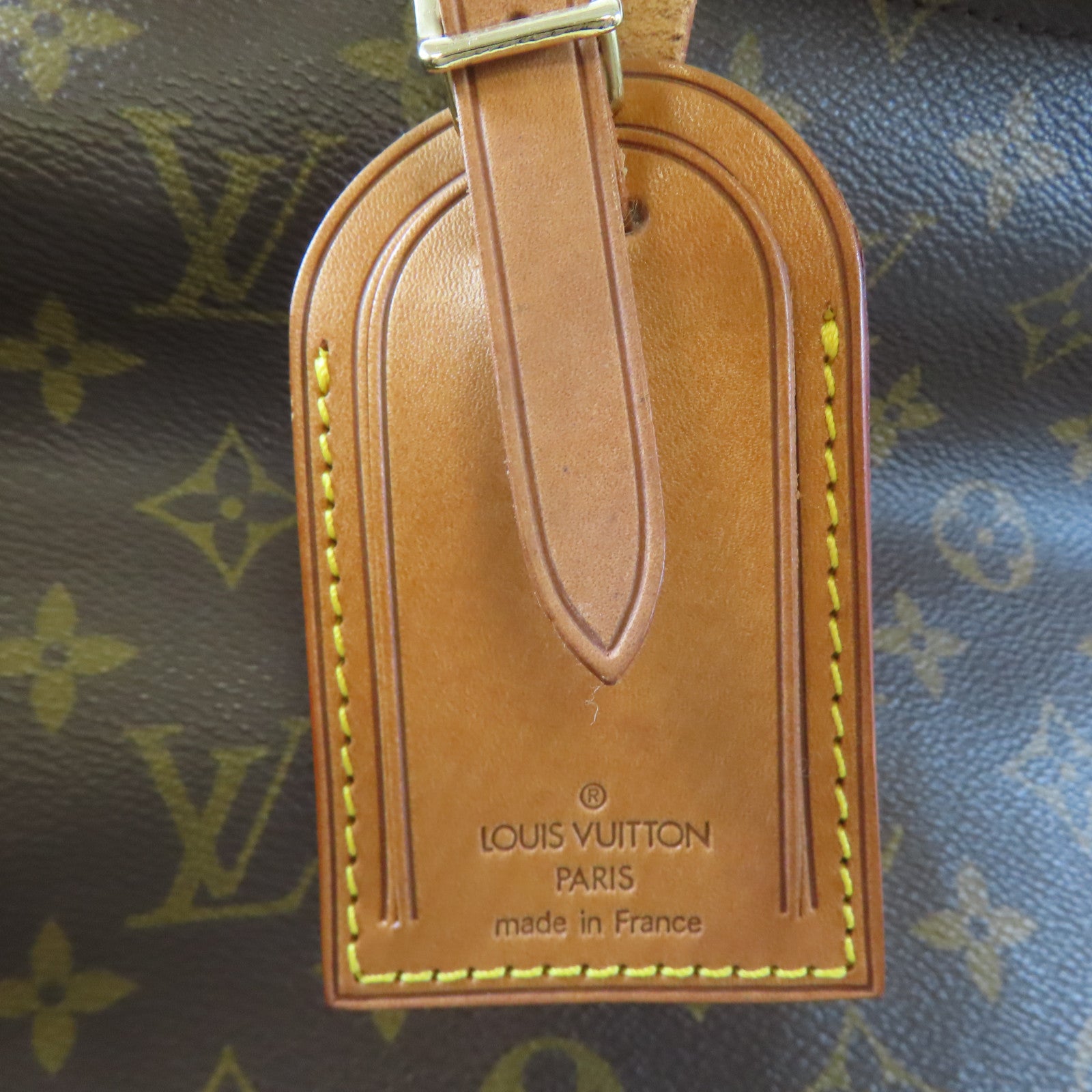 LOUIS VUITTON Monogram Hunting Bag金扣手挽肩背兩用袋啡色
