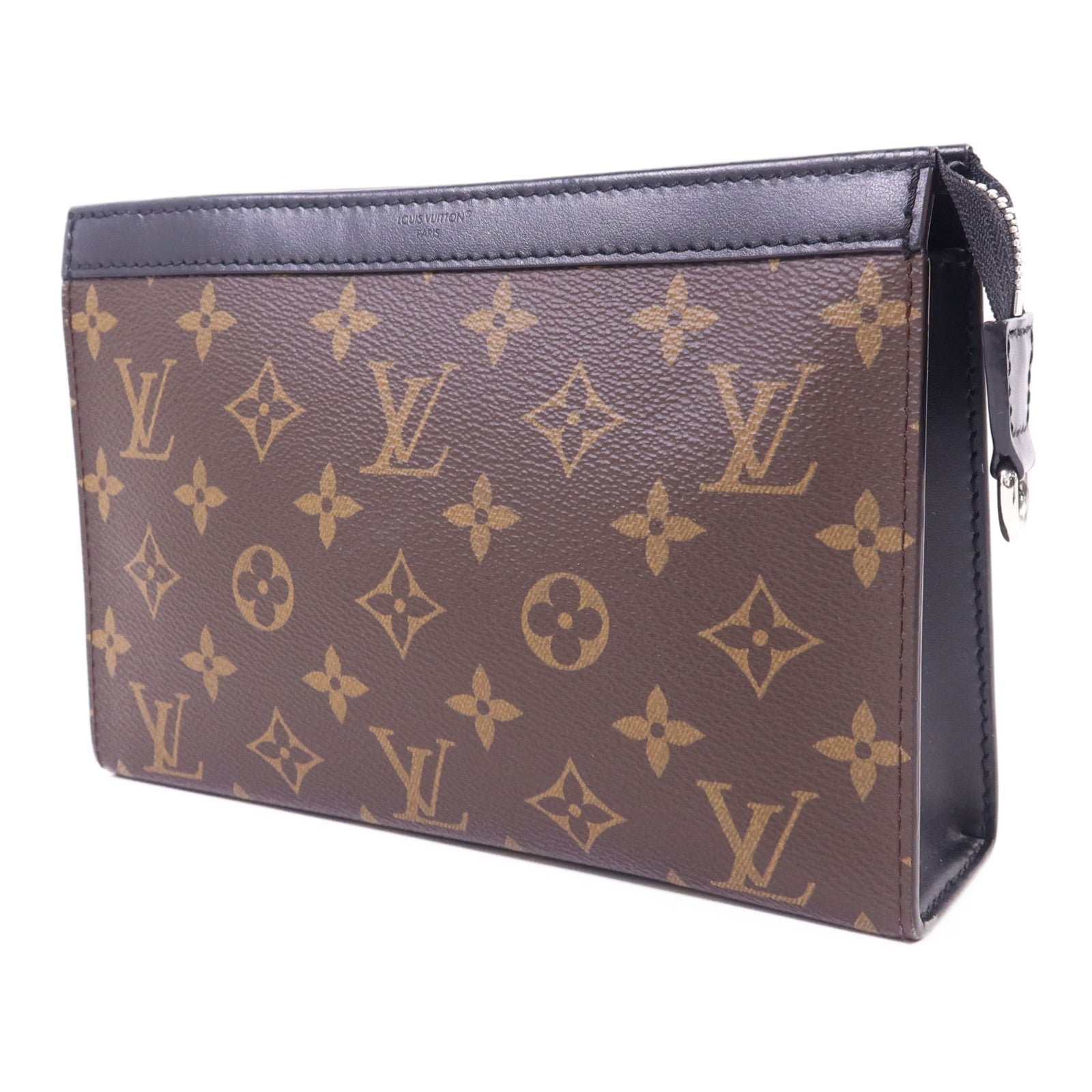 LOUIS VUITTON Monogram Macassar Gaston Wearable Wallet銀扣肩背袋