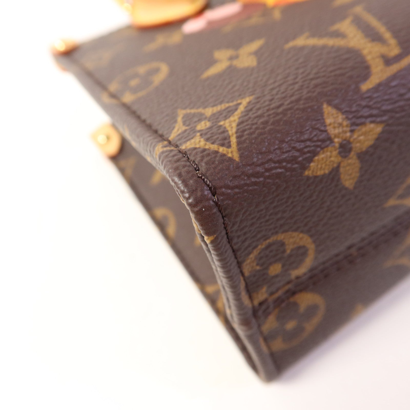 LOUIS VUITTON Monogram LV x TM On The Go BB金扣手挽肩背兩用袋