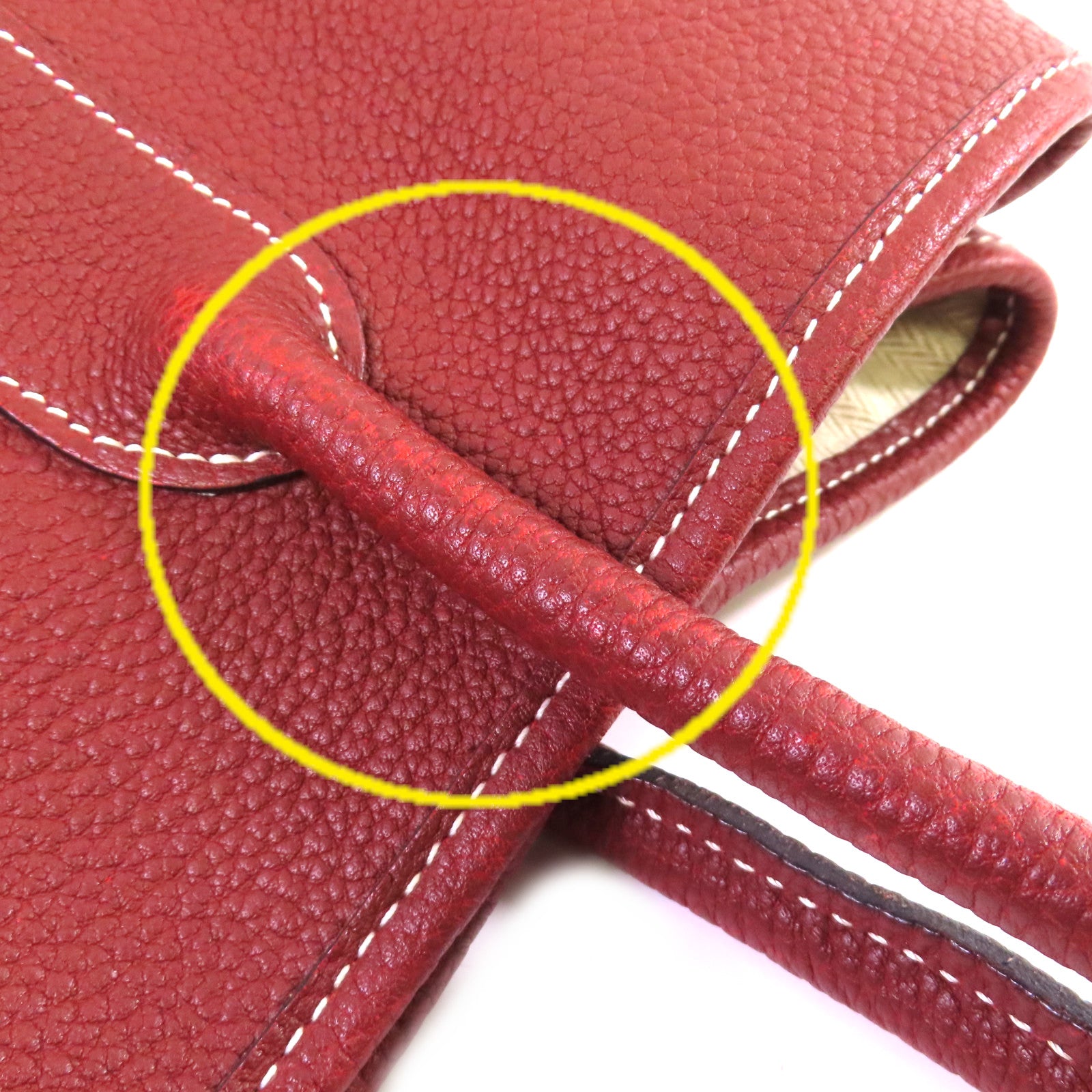 HERMES Negonda皮革Garden Party PM Tote Bag銀扣手挽袋55 Rouge H/愛馬仕紅色