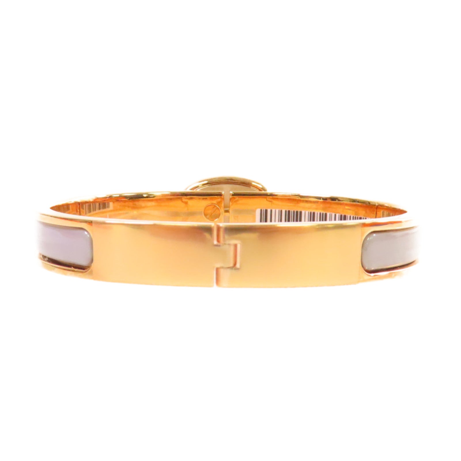 HERMES 金屬/琺瑯Mini Clic Chaine d'Ancre Bracelet手鐲灰色