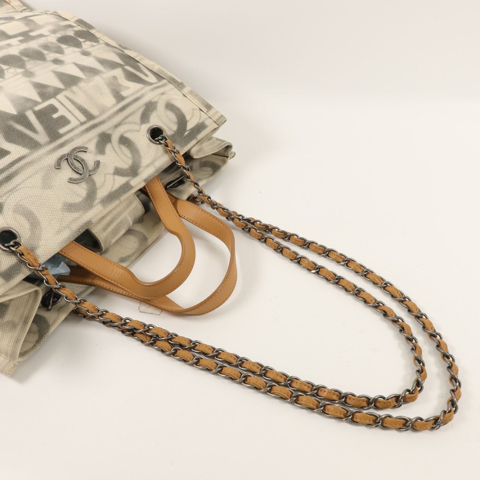 CHANEL 帆布Shoulder Tote Bag手挽肩背兩用袋