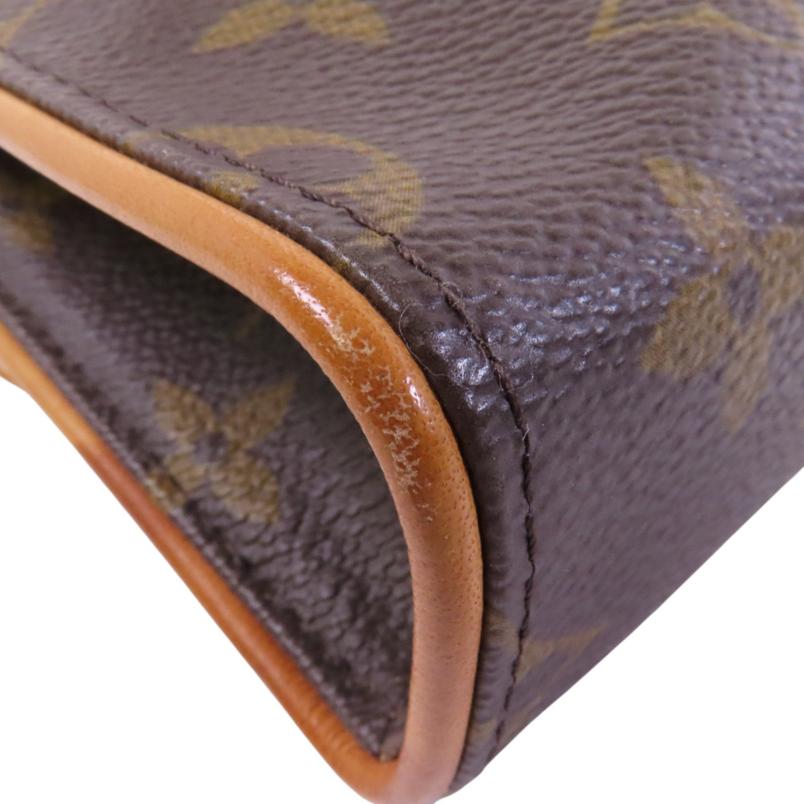 LOUIS VUITTON Monogram Pochette Florentine XS金扣腰包