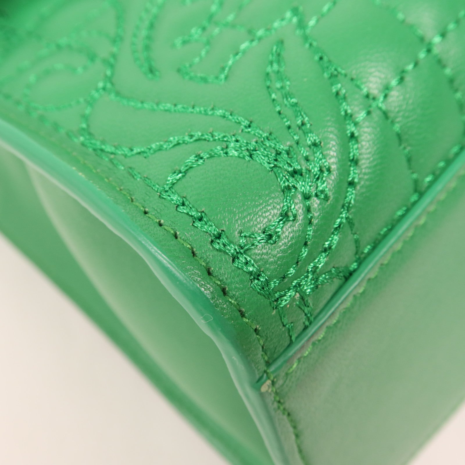 VERSACE 牛皮皮革Shoulder Bag金扣手挽肩背兩用袋