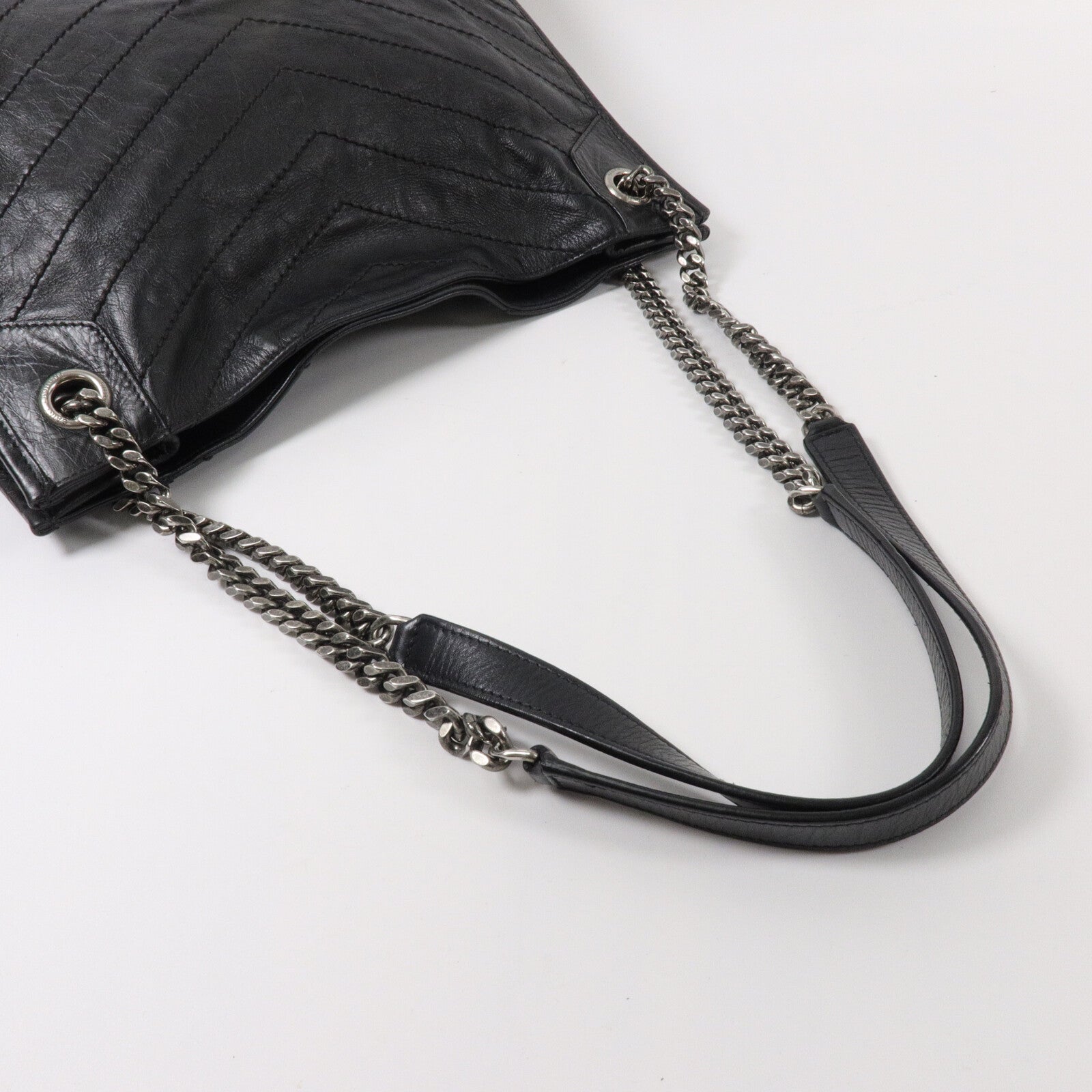 SAINT LAURENT 牛皮皮革Niki Shopping Bag肩背袋