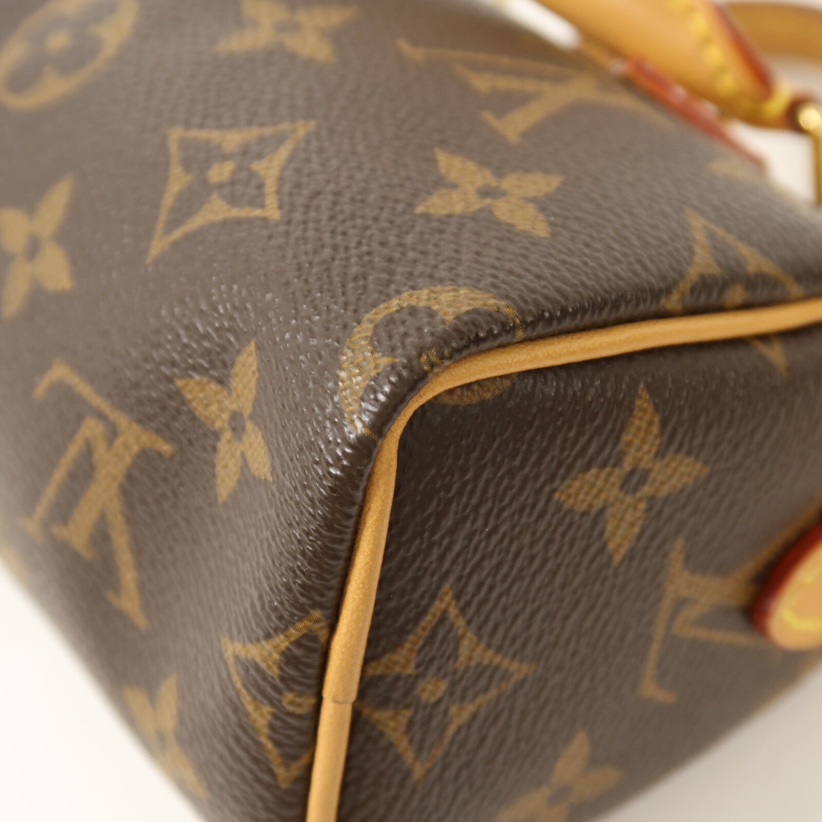 LOUIS VUITTON Monogram Nano Speedy手挽肩背兩用袋