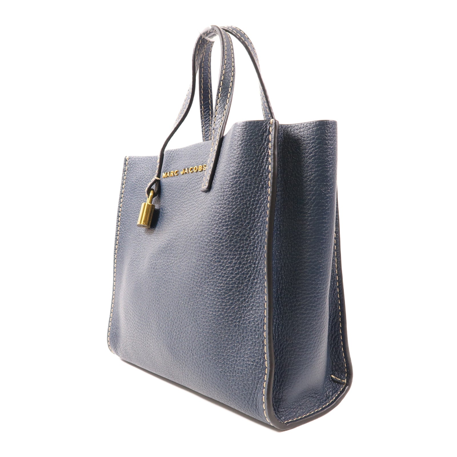 MARC JACOBS 牛皮皮革Shoulder Bag金扣手挽肩背兩用袋