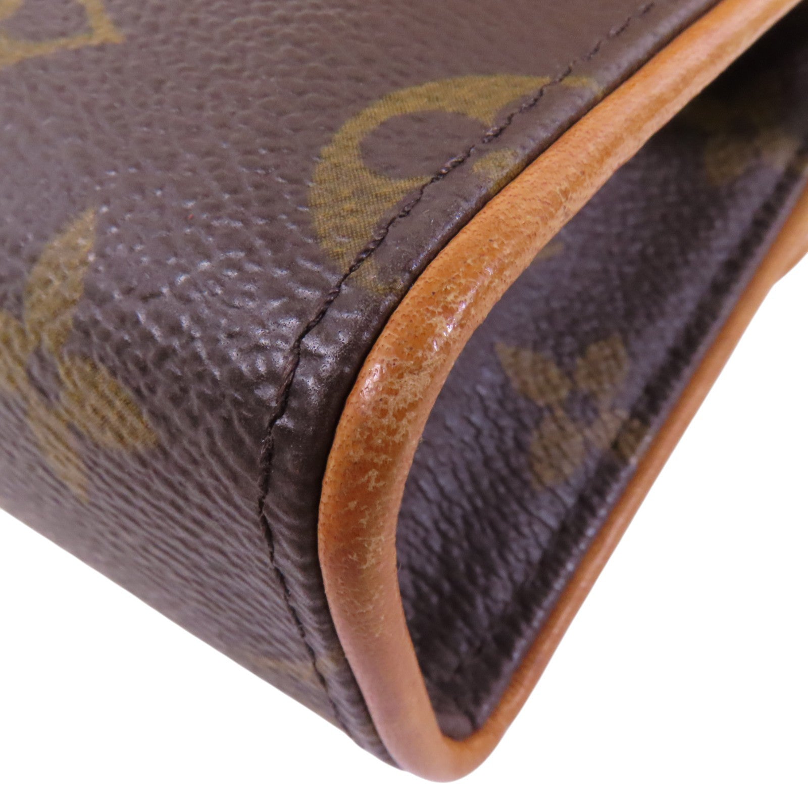 LOUIS VUITTON Monogram Pochette Florentine XS金扣腰包