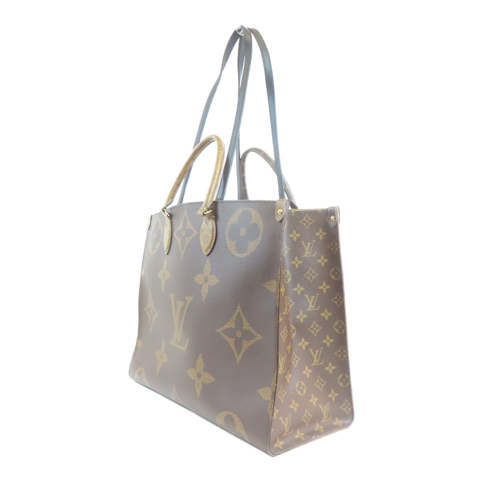 LOUIS VUITTON LV GHW OnTheGo GM 2 Way Shoulder Tote Bag M45320 Monogram Giant