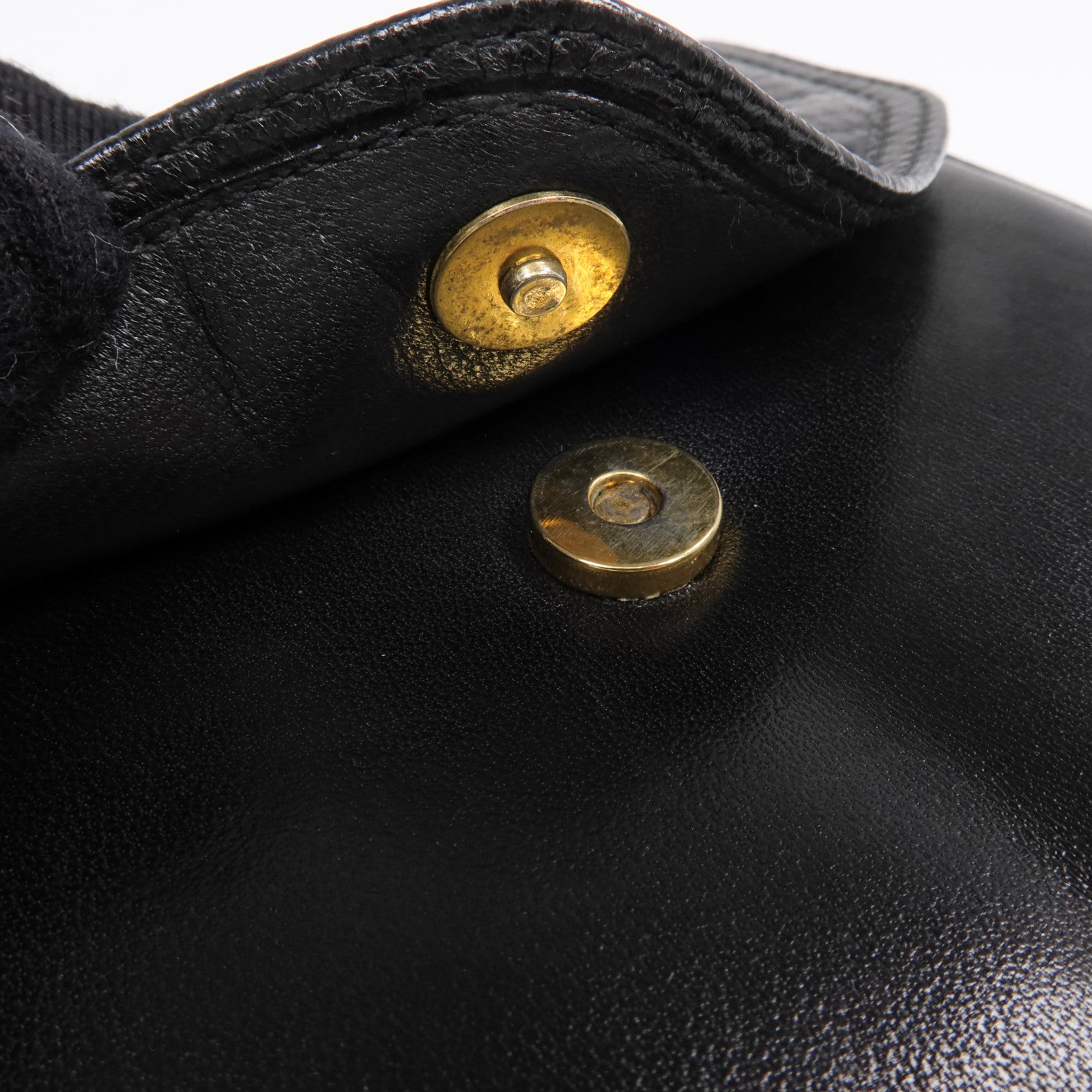 Dior 【激減優惠】羊皮皮革Vintage Wallet金扣錢包