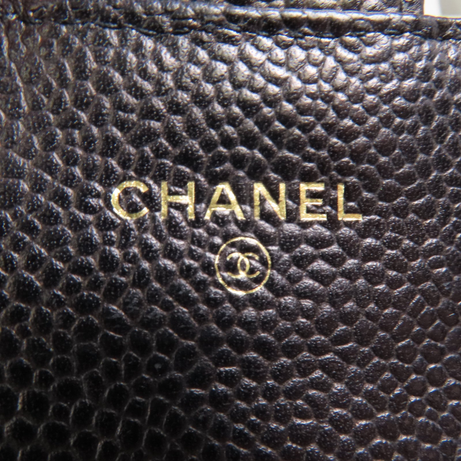 CHANEL 牛皮皮革Card Case金扣卡片套