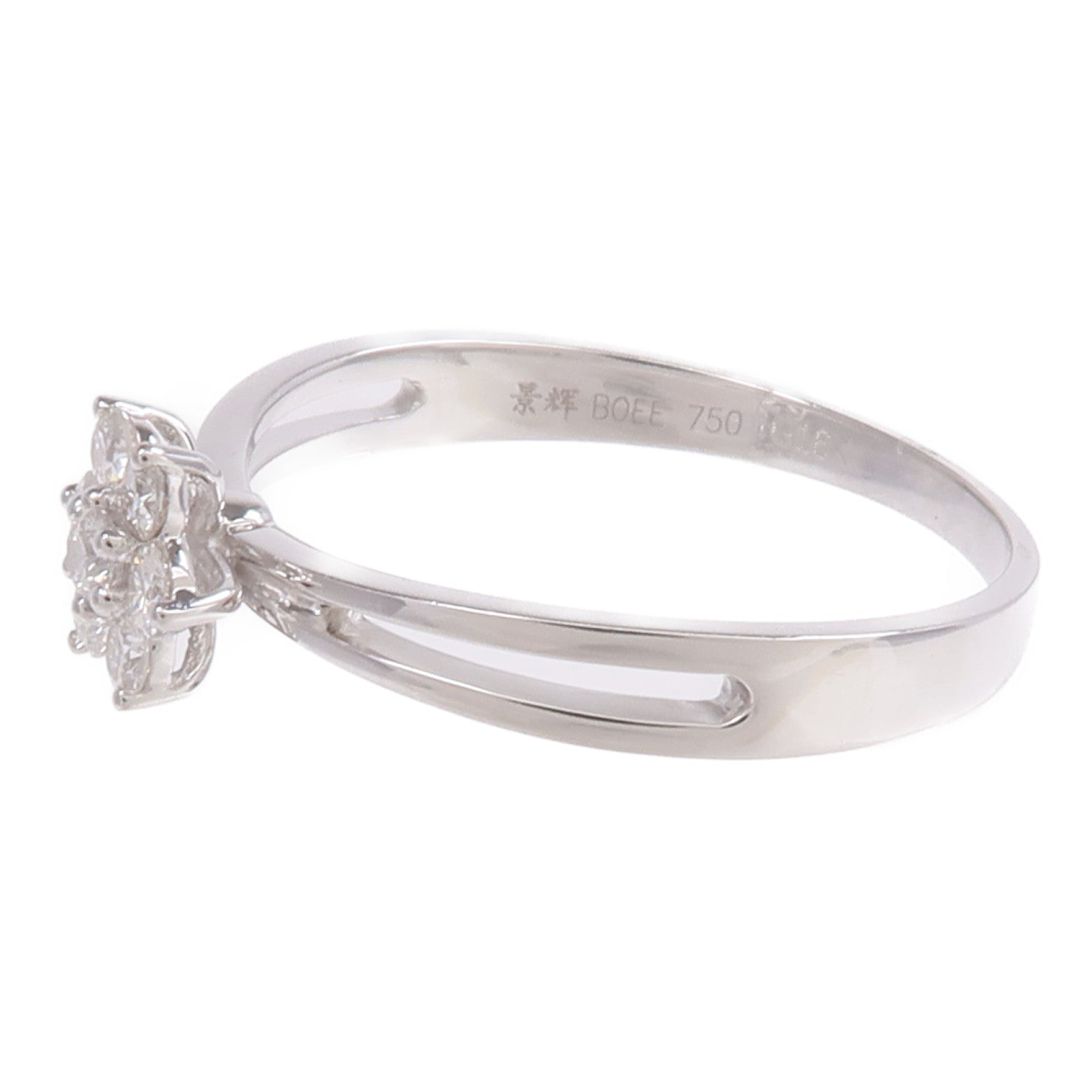 JEWELRY 18K白金Diamond Ring鑽石戒指