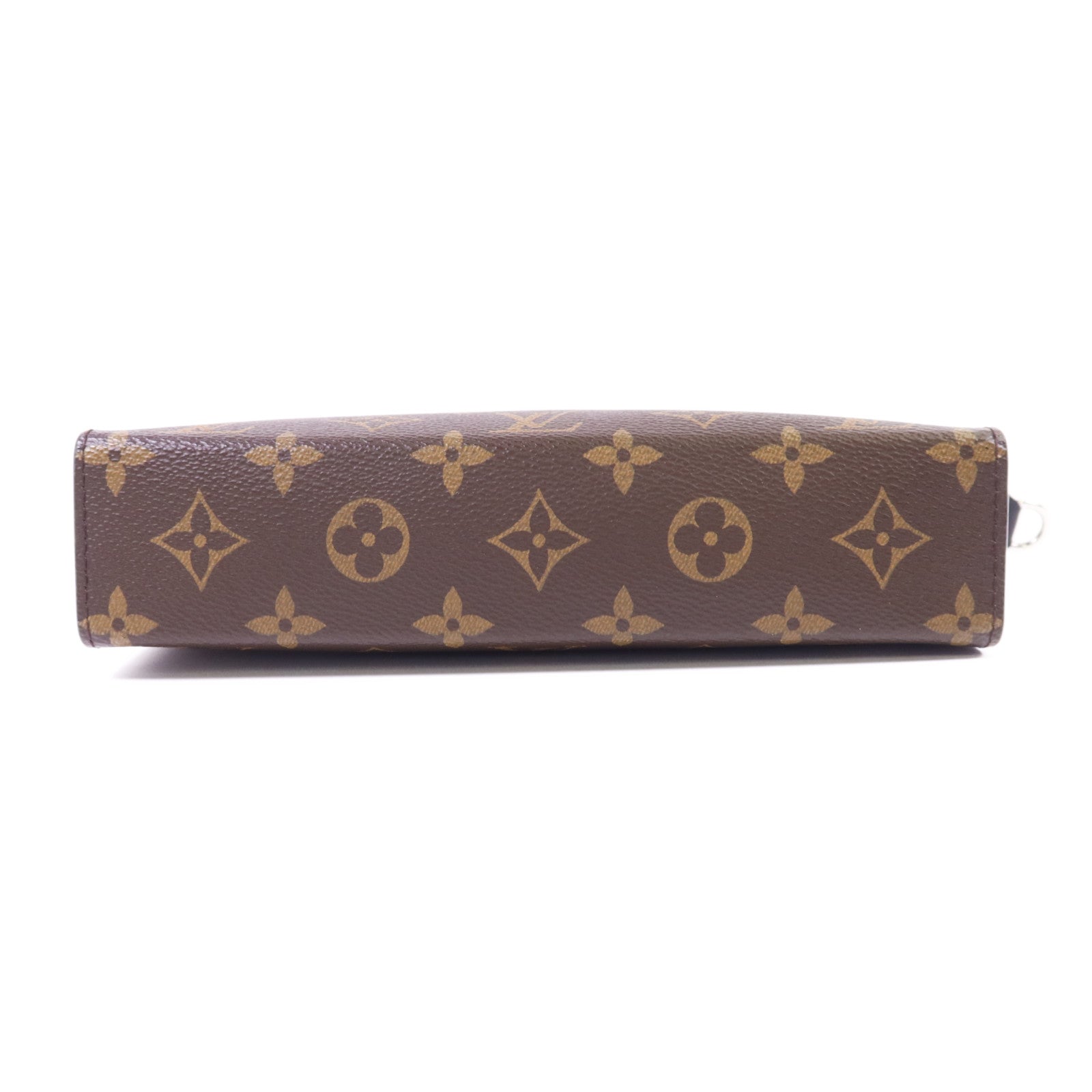 LOUIS VUITTON Monogram Macassar Gaston Wearable Wallet銀扣肩背袋