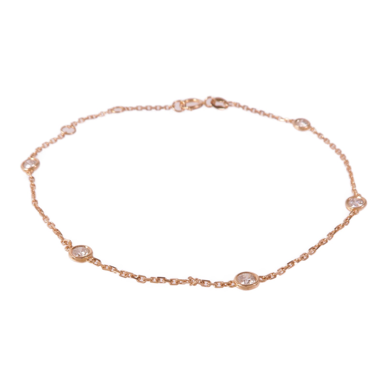 JEWELRY 18K玫瑰金Diamond Bracelet鑽石手鏈