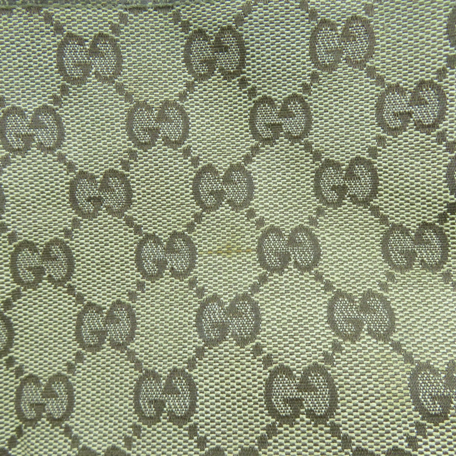 GUCCI 帆布Tote Bag銀扣手挽袋啡色