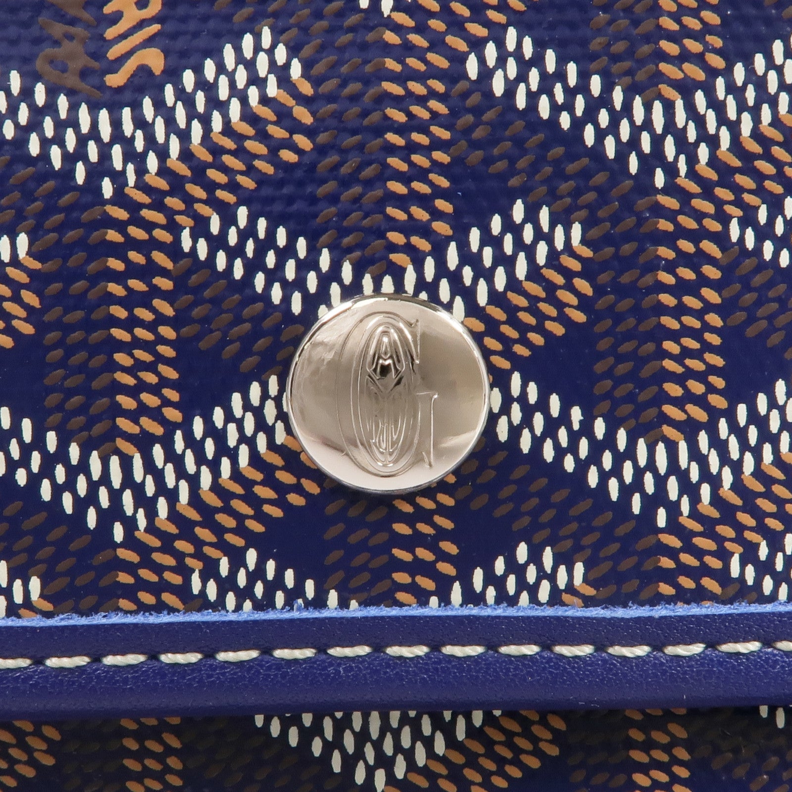 GOYARD 塗層帆布Anjou GM銀扣手挽袋