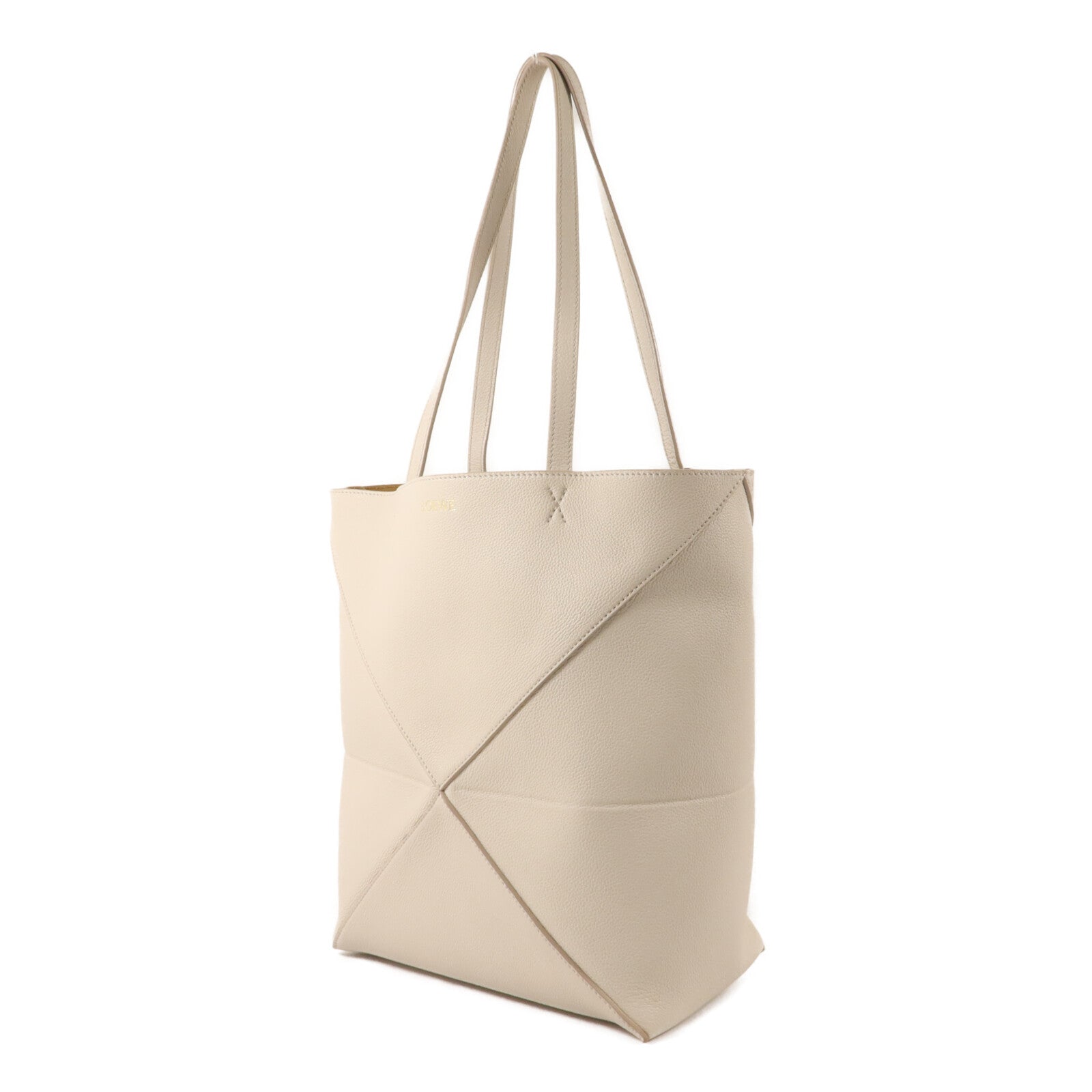 LOEWE 牛皮皮革Puzzle Fold Tote Medium手挽袋