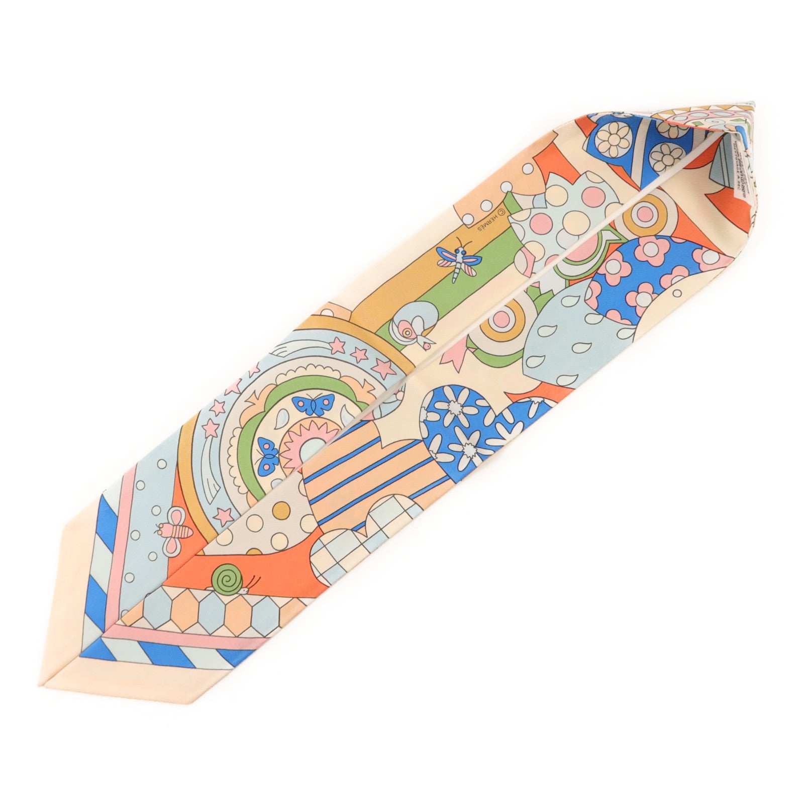 HERMES 絲質Twilly絲巾
