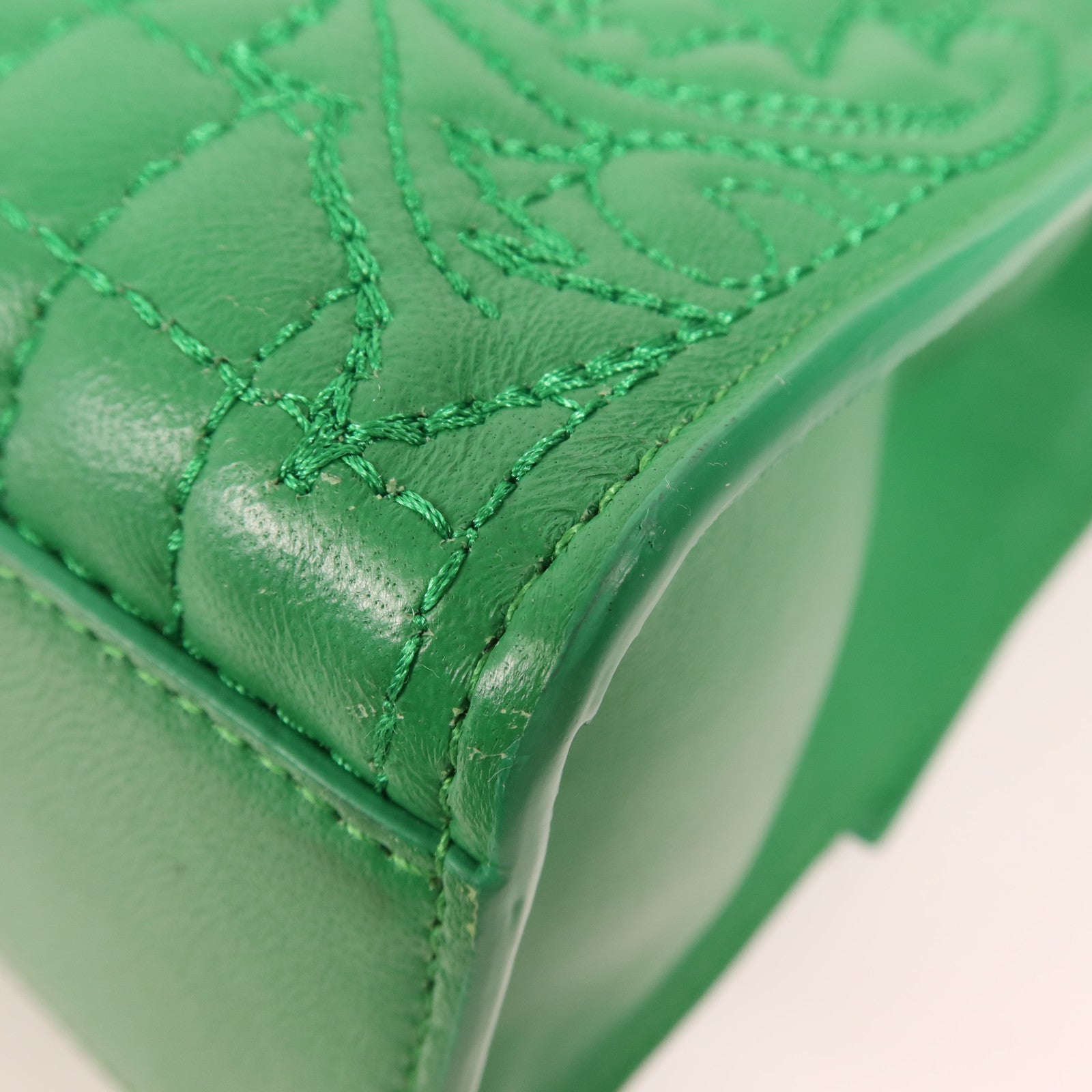 VERSACE 牛皮皮革Shoulder Bag金扣手挽肩背兩用袋