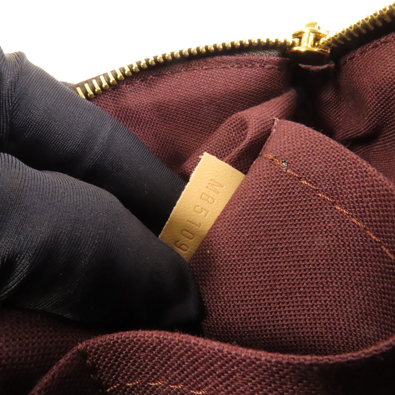 LOUIS VUITTON Monogram Rivoli PM金扣手挽肩背兩用袋棕色