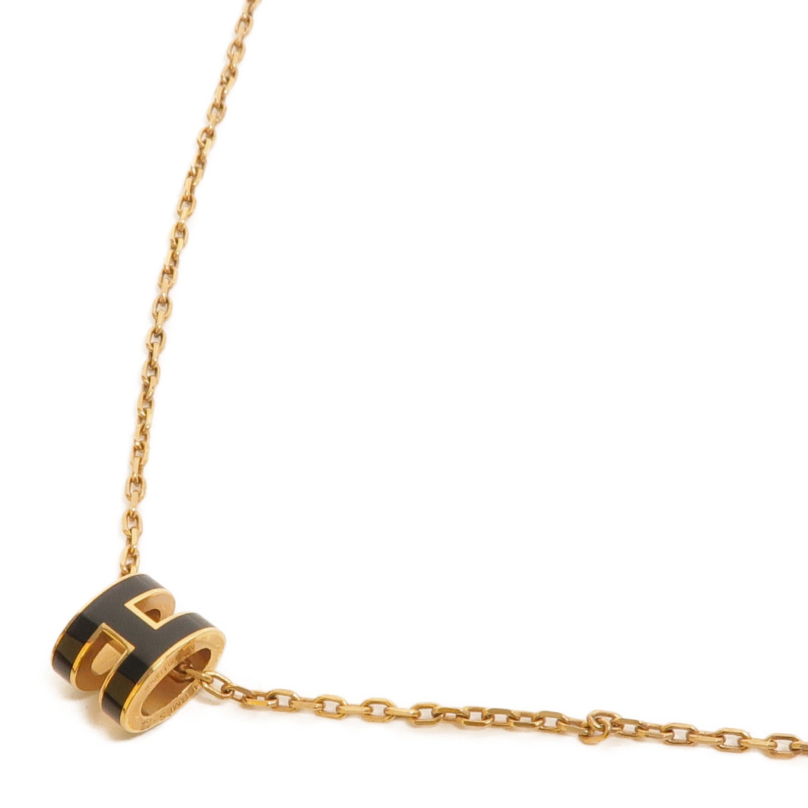 HERMES 金屬Mini Pop H項鍊