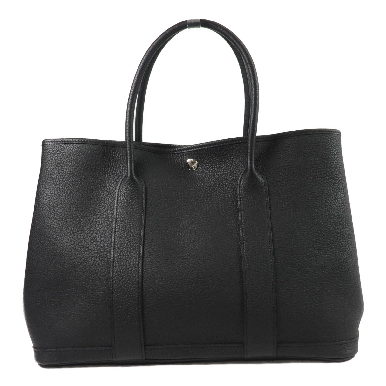 HERMES Negonda皮革Garden Party PM手挽袋Noir