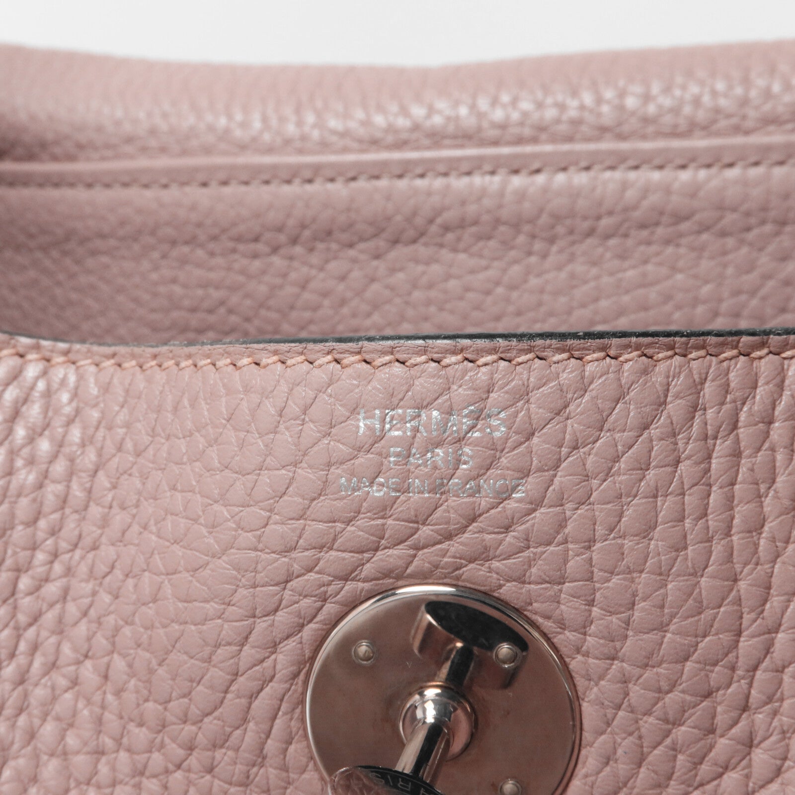 HERMES Clemence皮革Lindy 26手挽肩背兩用袋Glycine