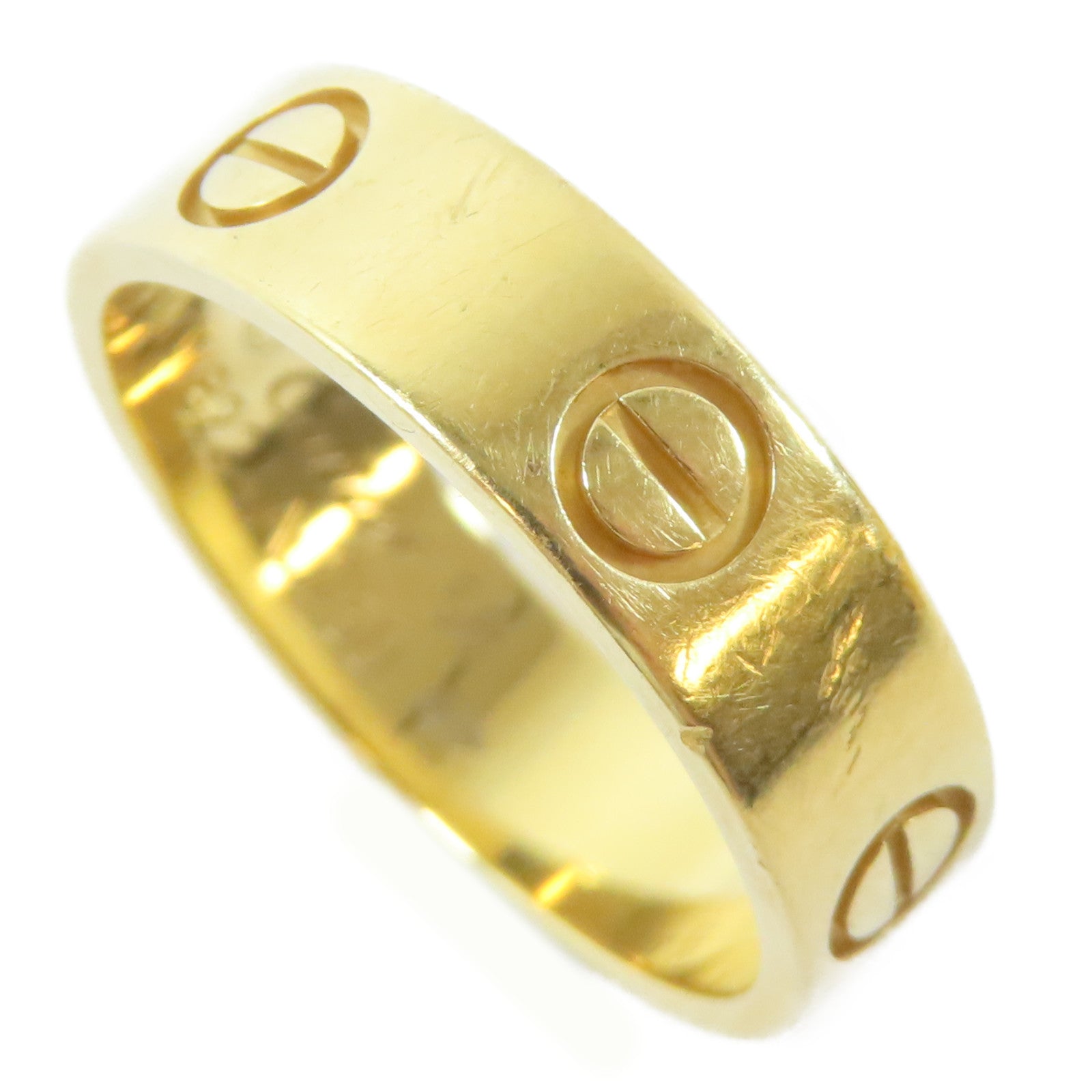 CARTIER 18K黃金Love Ring戒指Cartier#56/US#7.5
