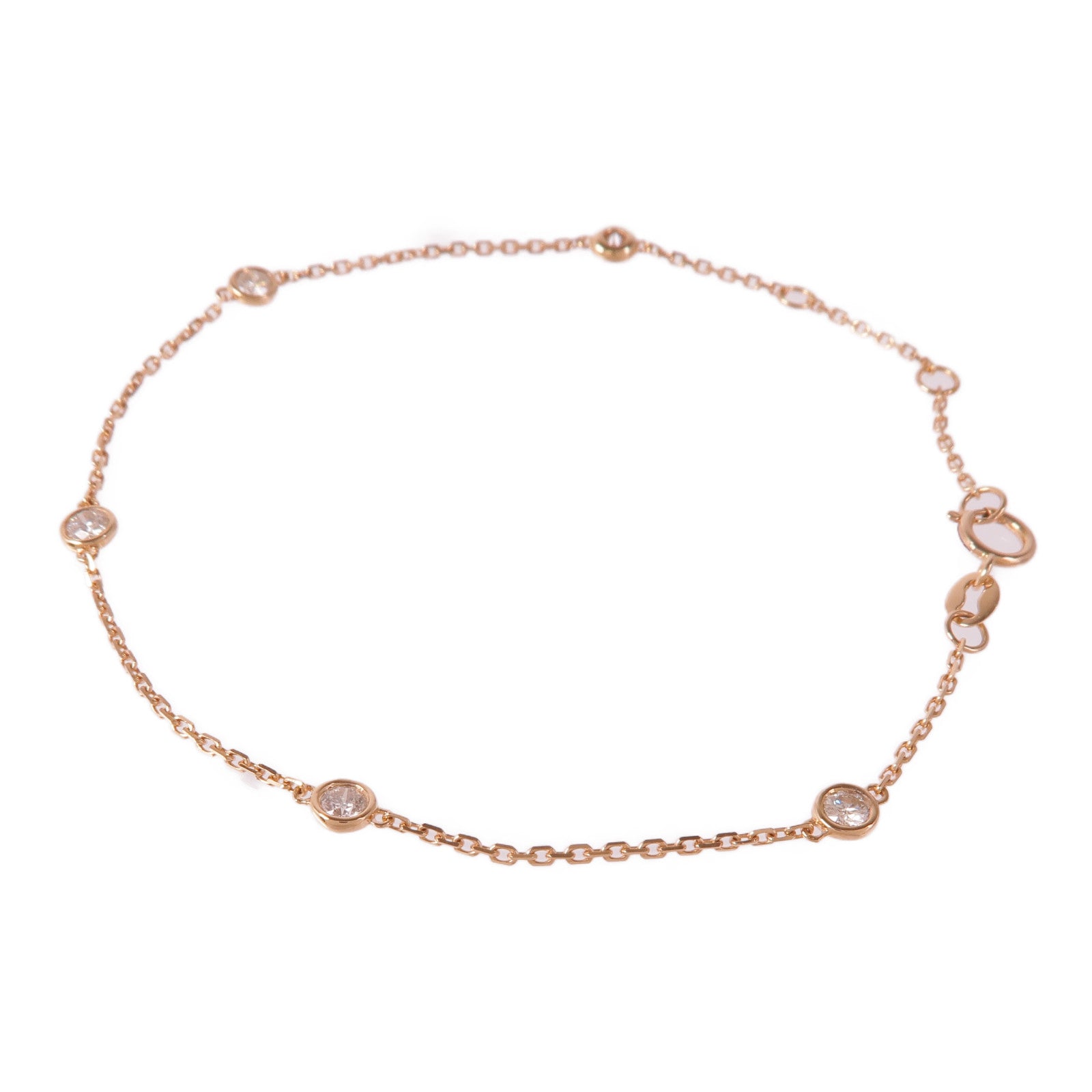 JEWELRY 18K玫瑰金Diamond Bracelet鑽石手鏈