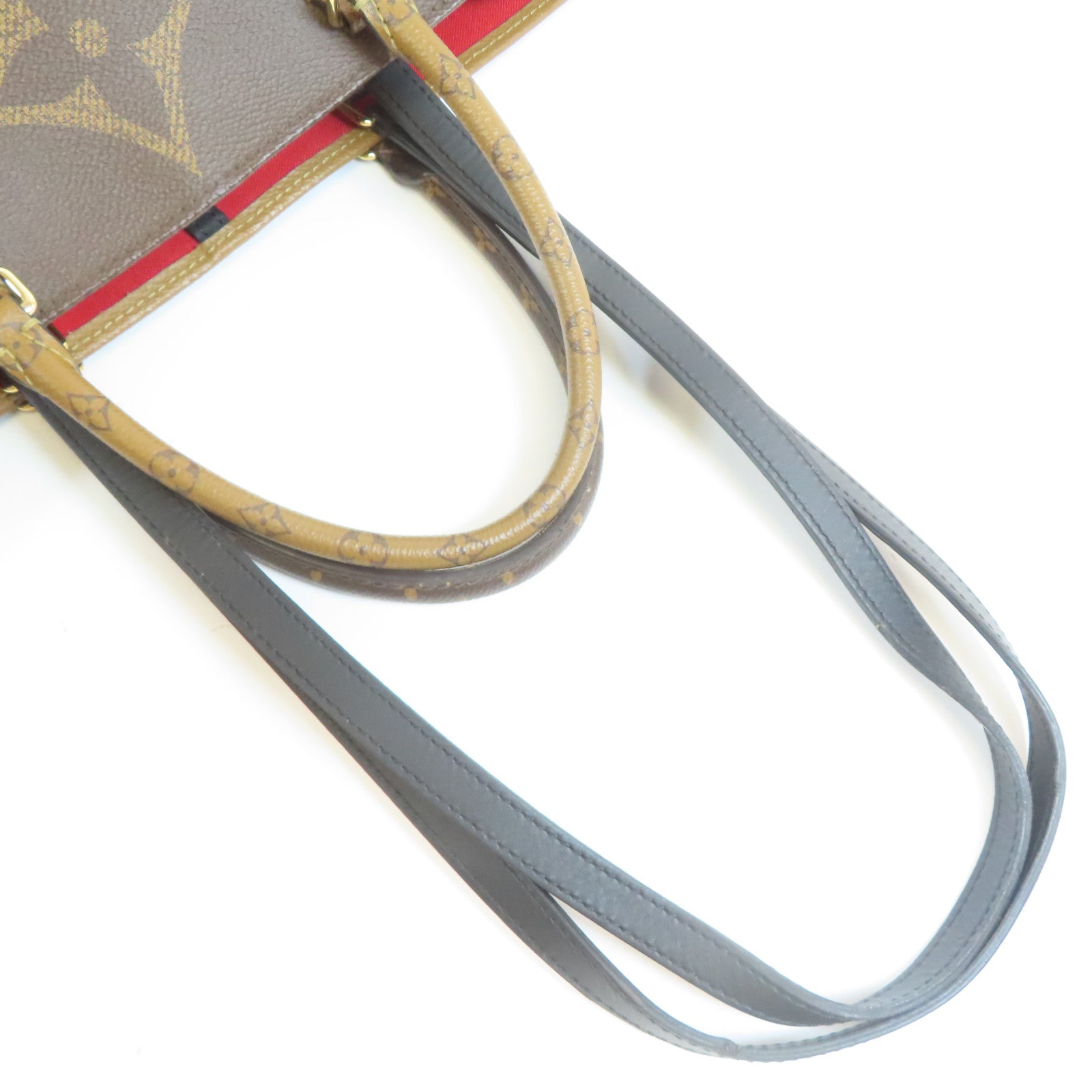 LOUIS VUITTON LV GHW OnTheGo GM 2 Way Shoulder Tote Bag M45320 Monogram Giant