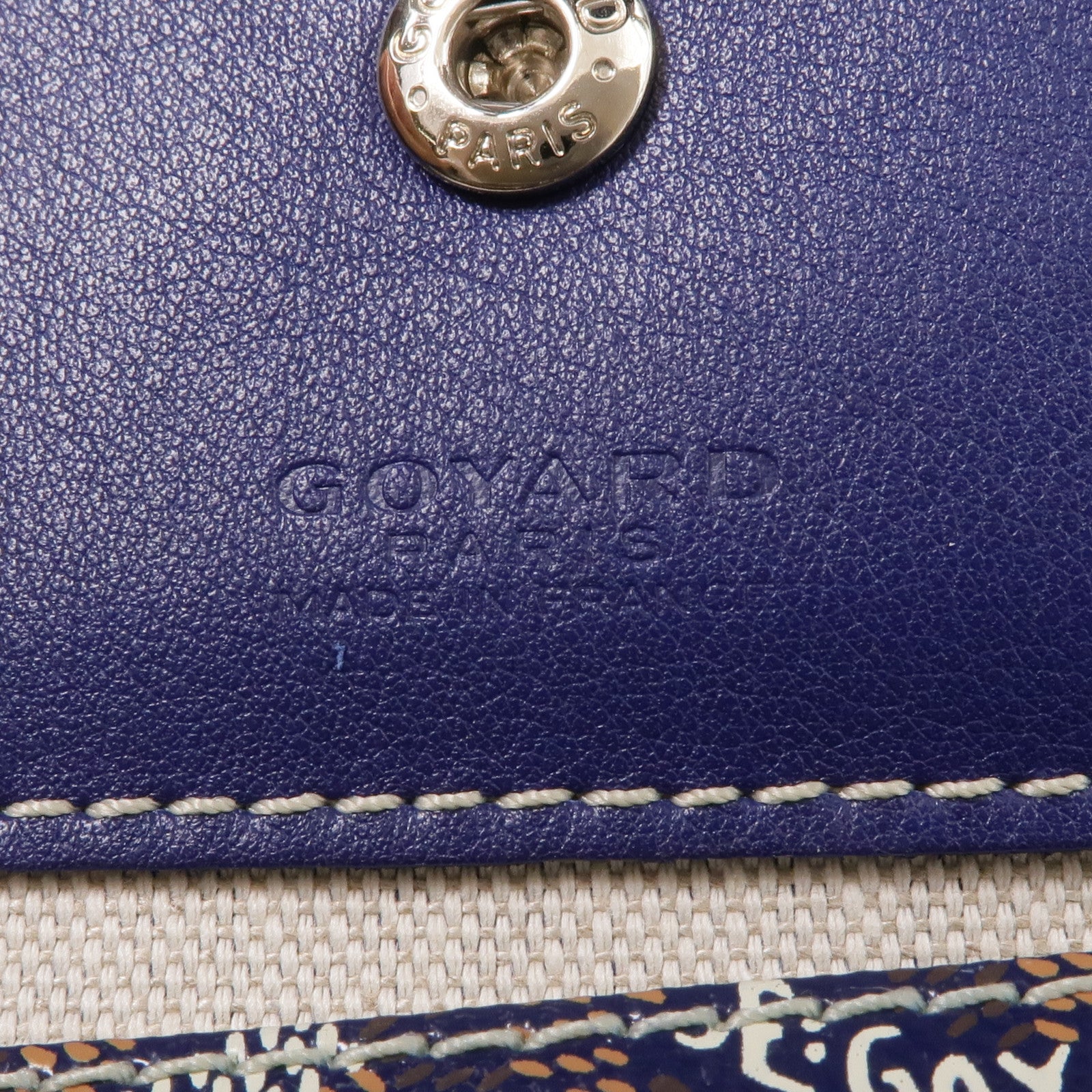 GOYARD 塗層帆布Anjou GM銀扣手挽袋
