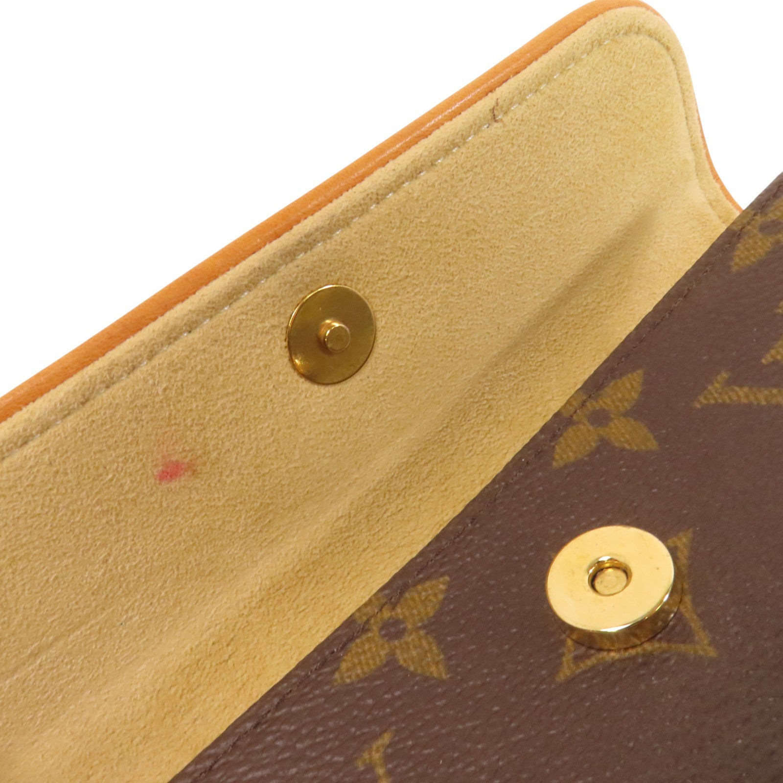 LOUIS VUITTON Monogram Pochette Florentine XS金扣腰包