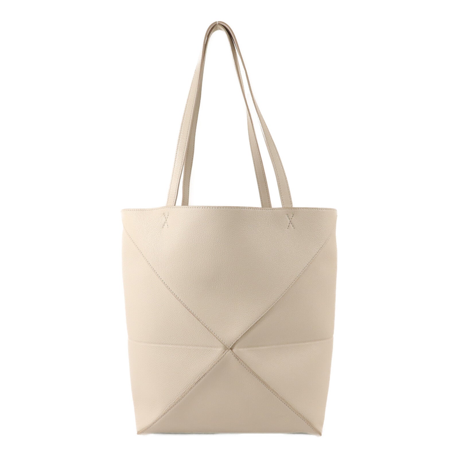 LOEWE 牛皮皮革Puzzle Fold Tote Medium手挽袋