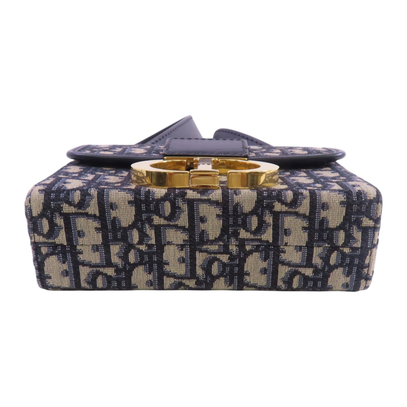 Dior Oblique帆布Montaigne 30 Shoulder Bag金扣肩背袋