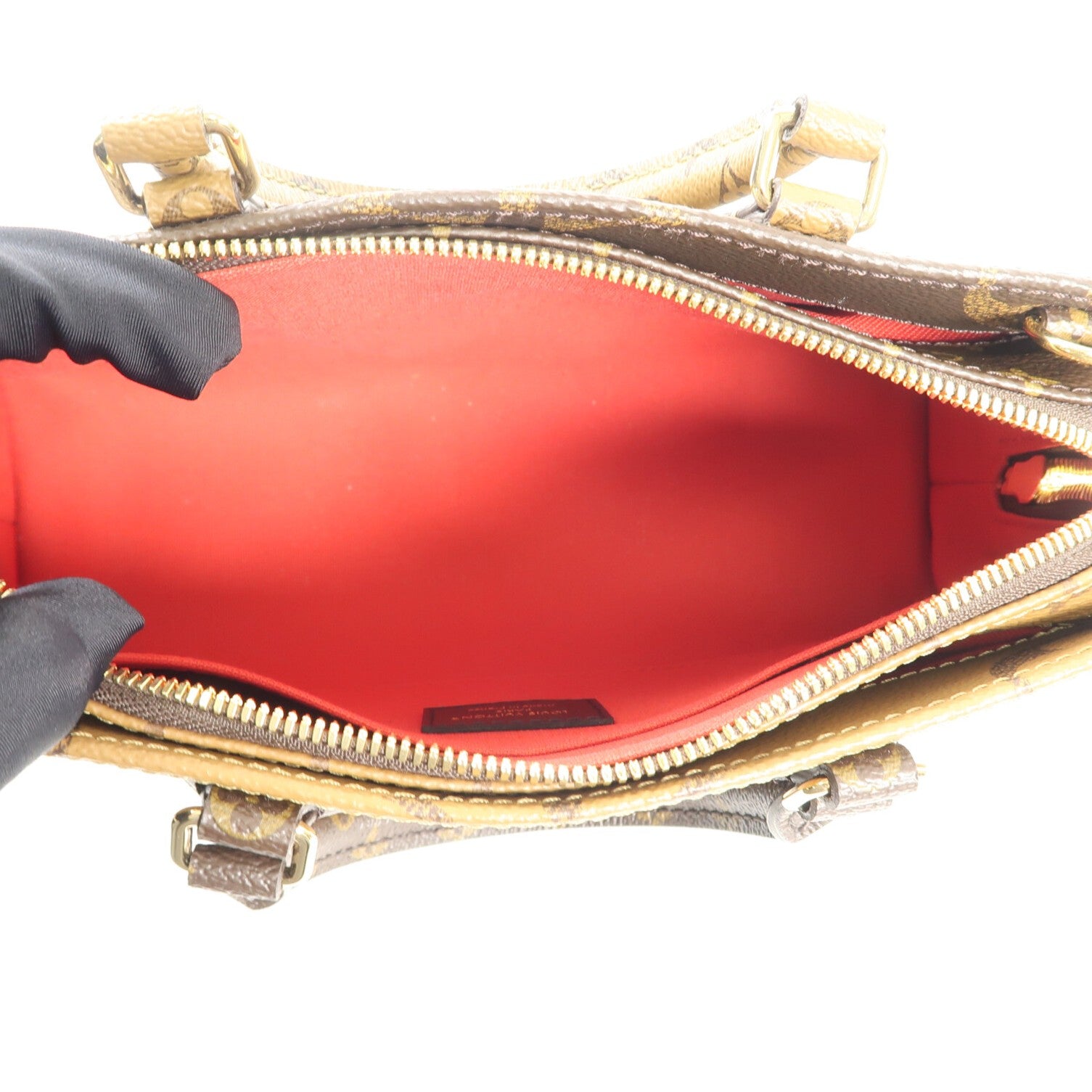 LOUIS VUITTON Monogram On The Go East West Chain金扣手挽肩背兩用袋