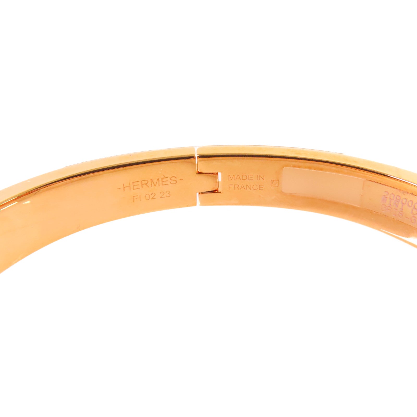 HERMES 金屬/琺瑯Mini Clic Chaine d'Ancre Bracelet手鐲灰色