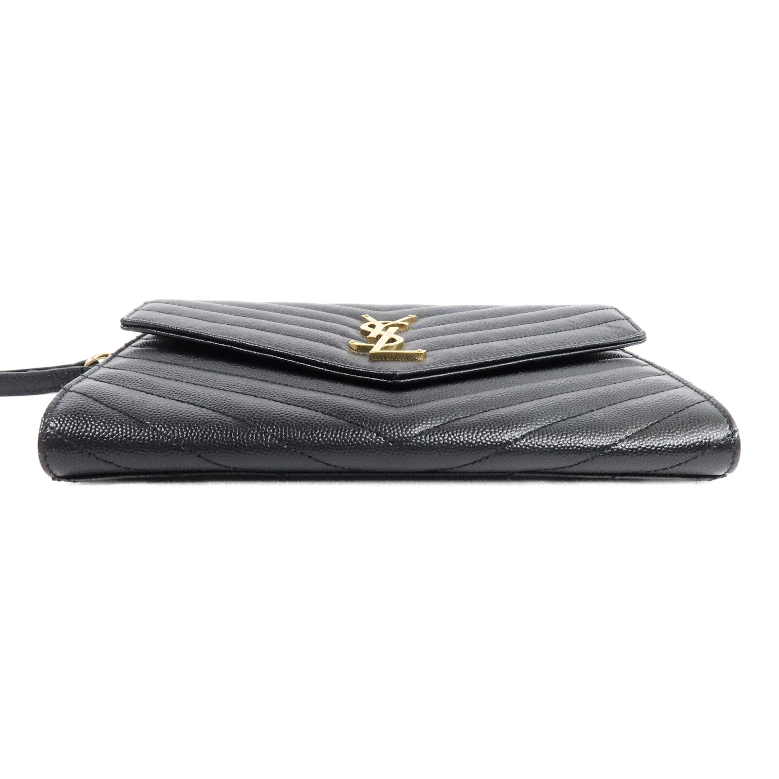 YVES SAINT LAURENT 牛皮皮革Pouch手拿包