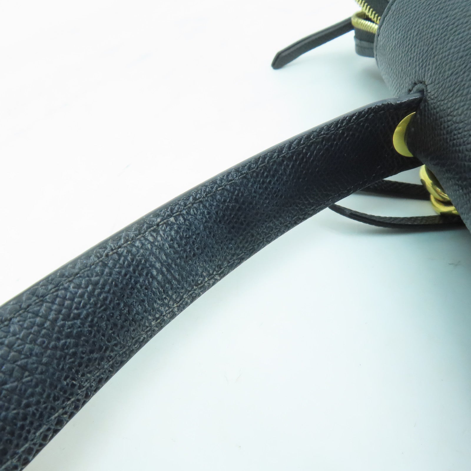 CELINE 【激減優惠】牛皮皮革Belt Bag金扣手挽肩背兩用袋黑色