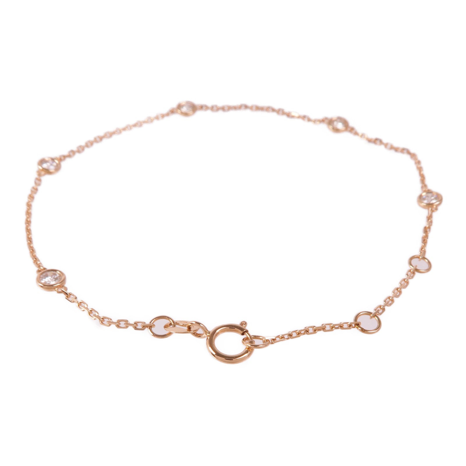 JEWELRY 18K玫瑰金Diamond Bracelet鑽石手鏈