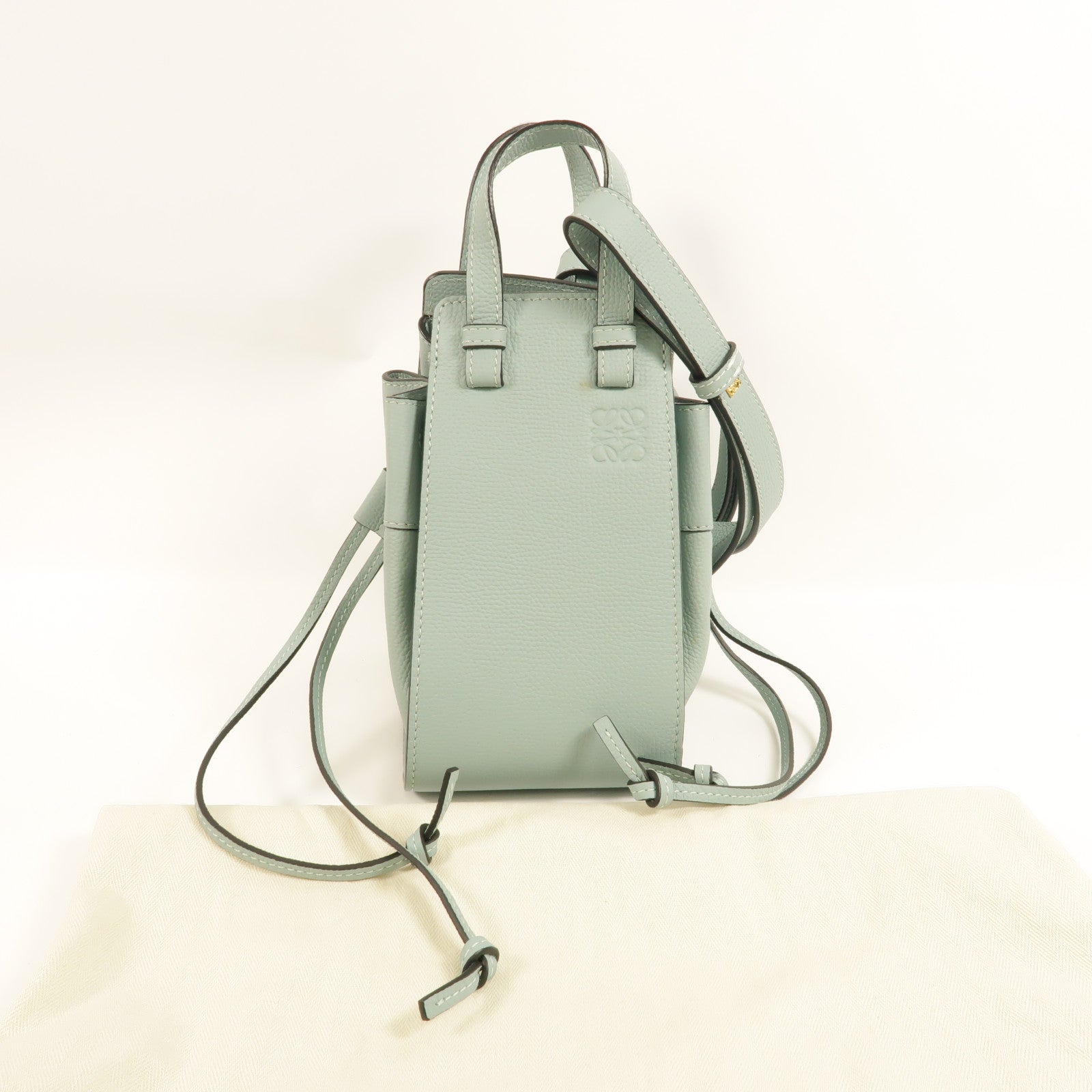 LOEWE 牛皮皮革Hammock Mini手挽肩背兩用袋