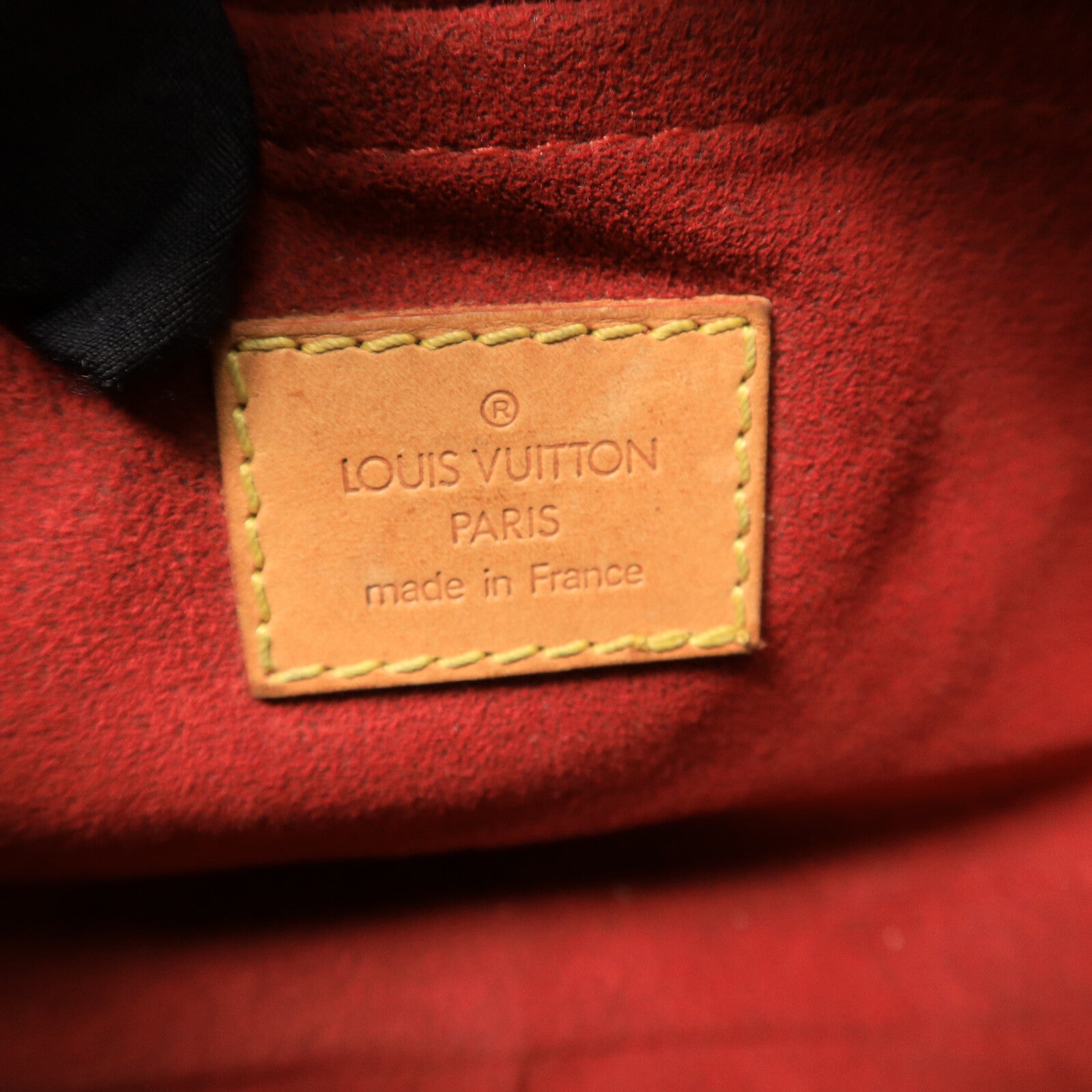 LOUIS VUITTON Monogram Pochette Croissant金扣肩背袋棕色