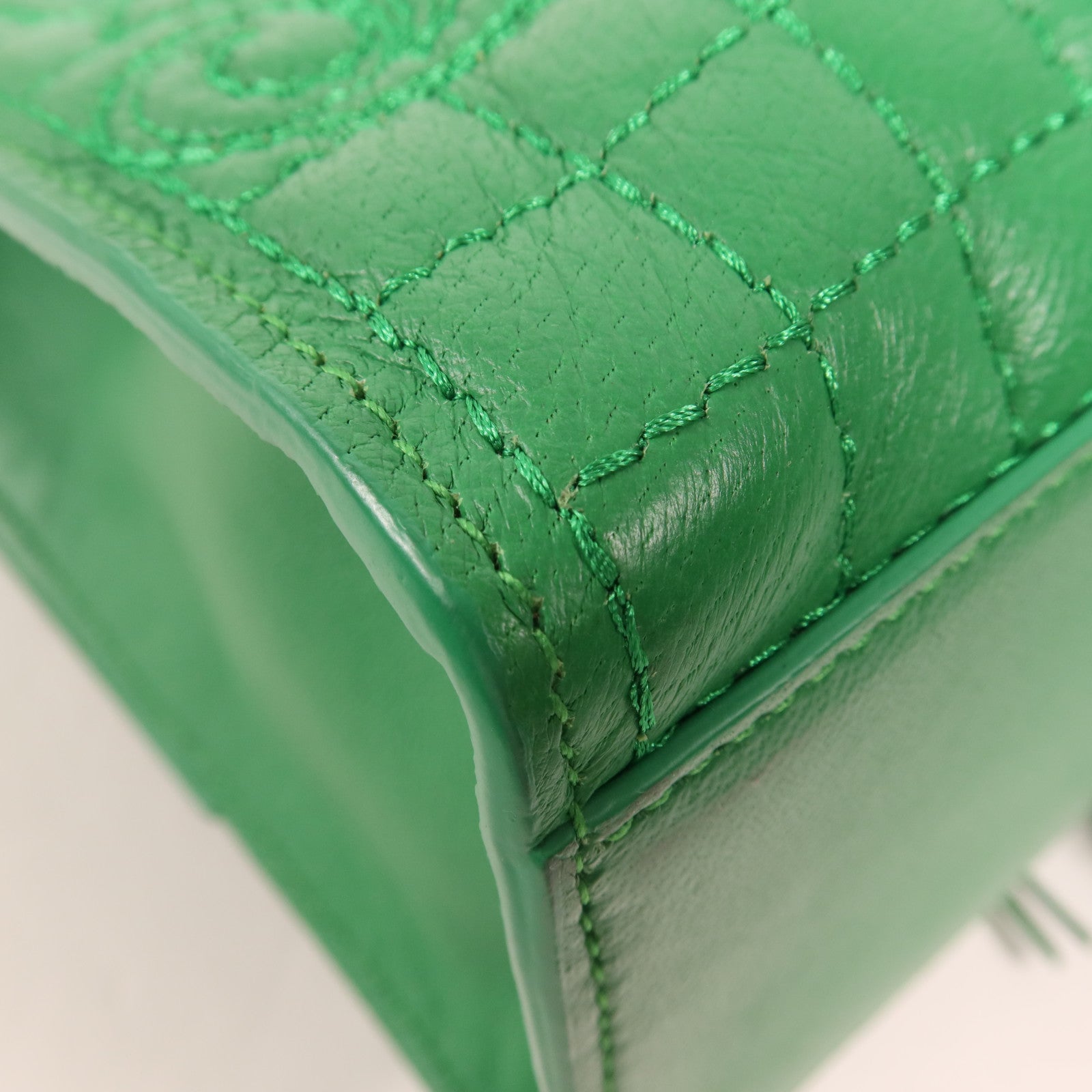 VERSACE 牛皮皮革Shoulder Bag金扣手挽肩背兩用袋