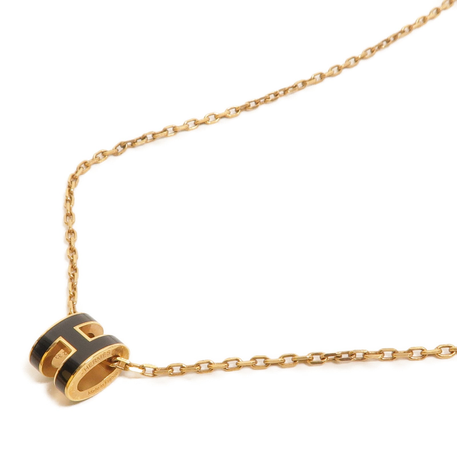 HERMES 金屬Mini Pop H項鍊