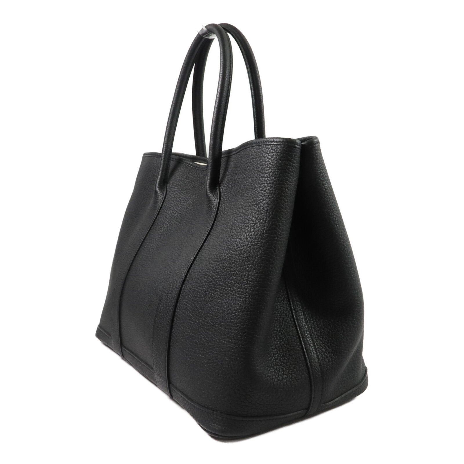 HERMES Negonda皮革Garden Party PM手挽袋Noir