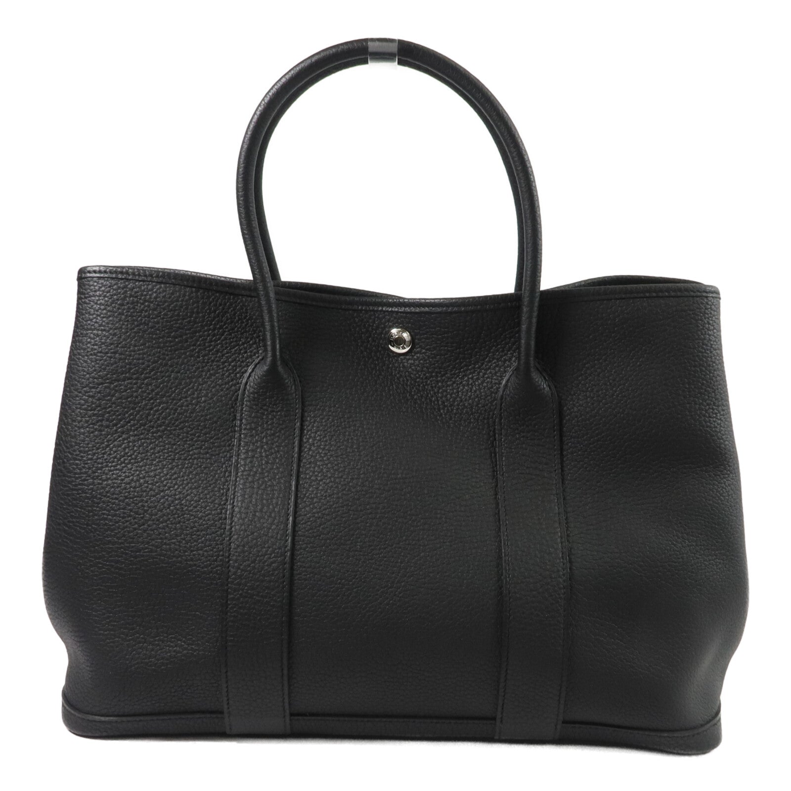 HERMES Negonda皮革Garden Party PM手挽袋Noir