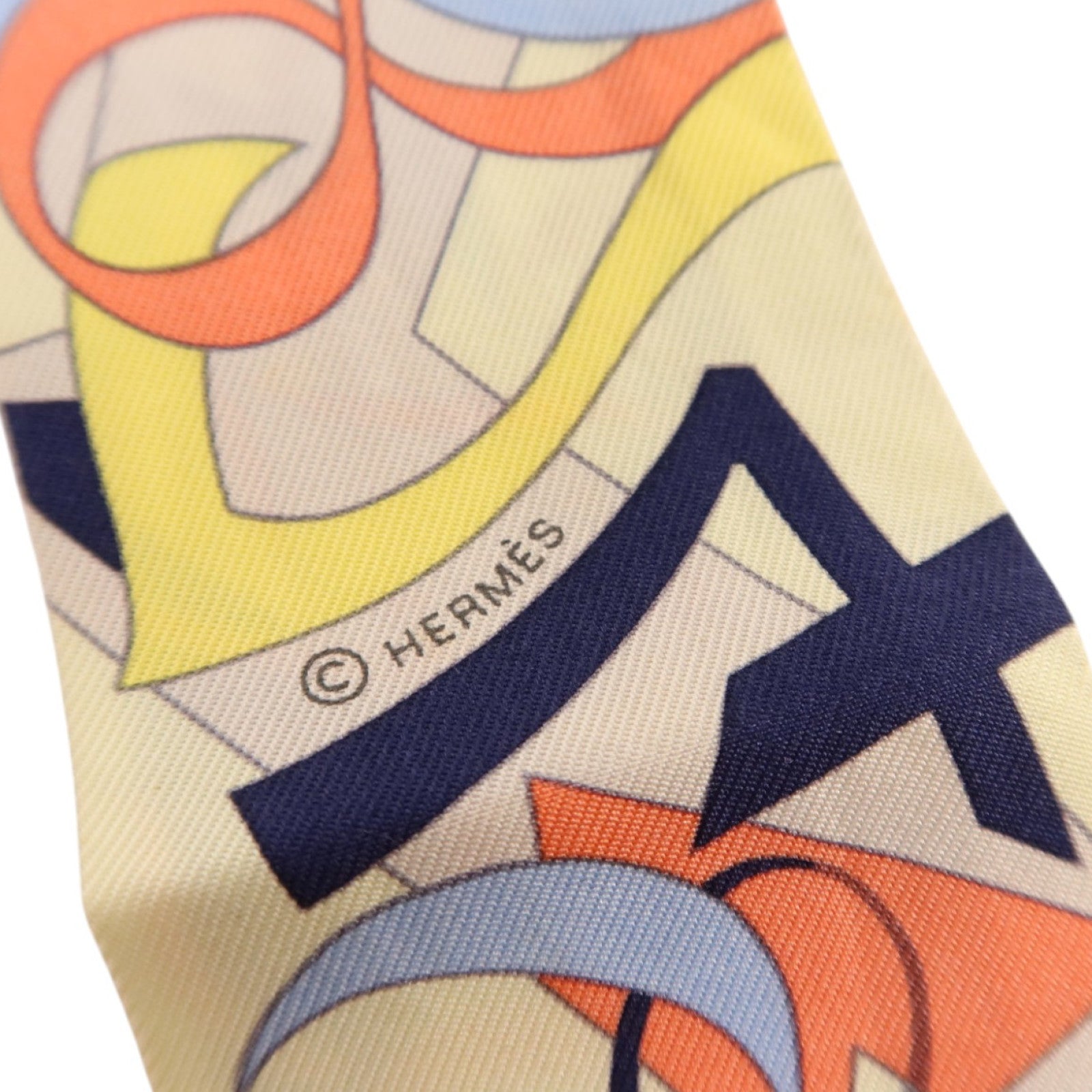 HERMES 絲質Twilly絲巾