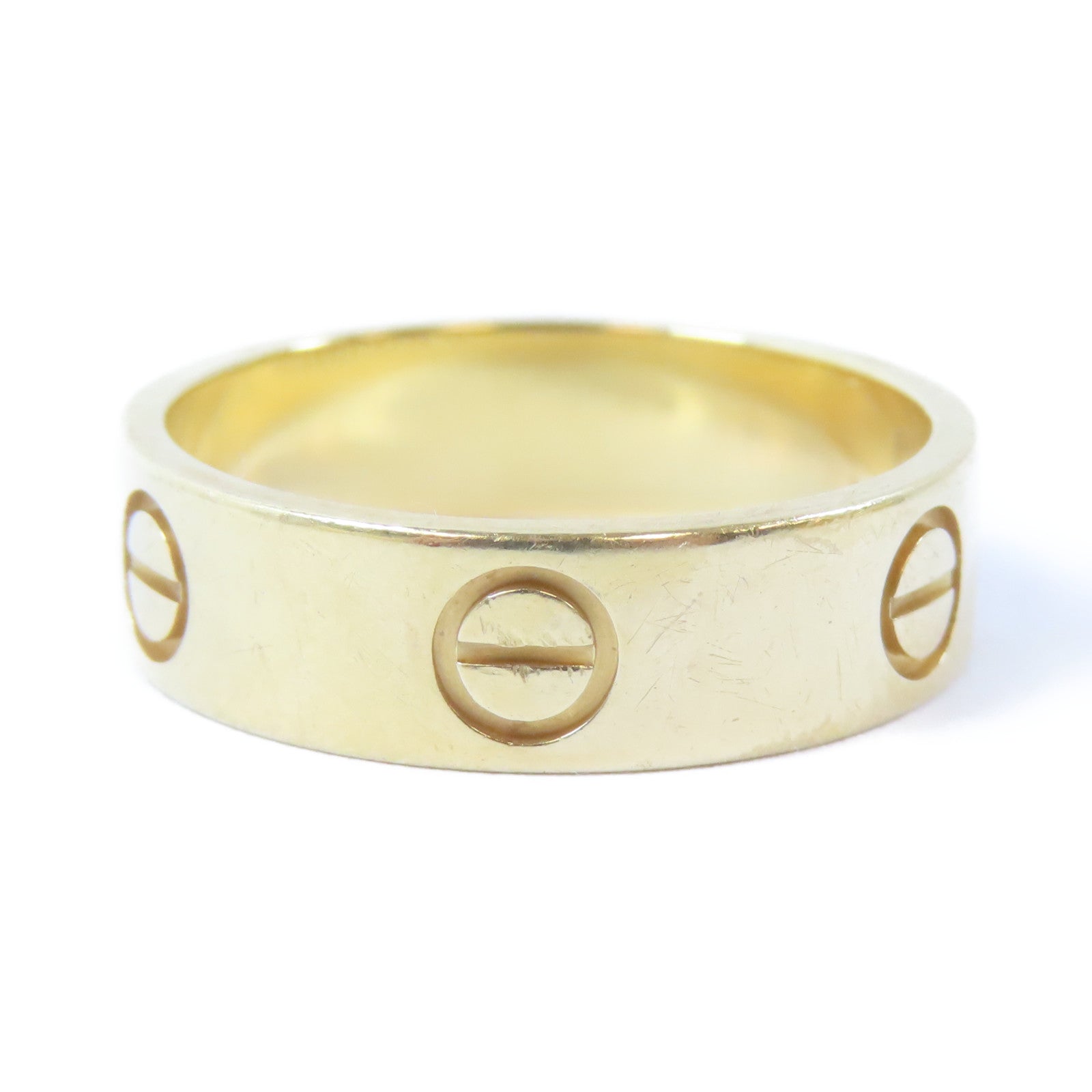 CARTIER 18K黃金Love Ring戒指Cartier#56/US#7.5